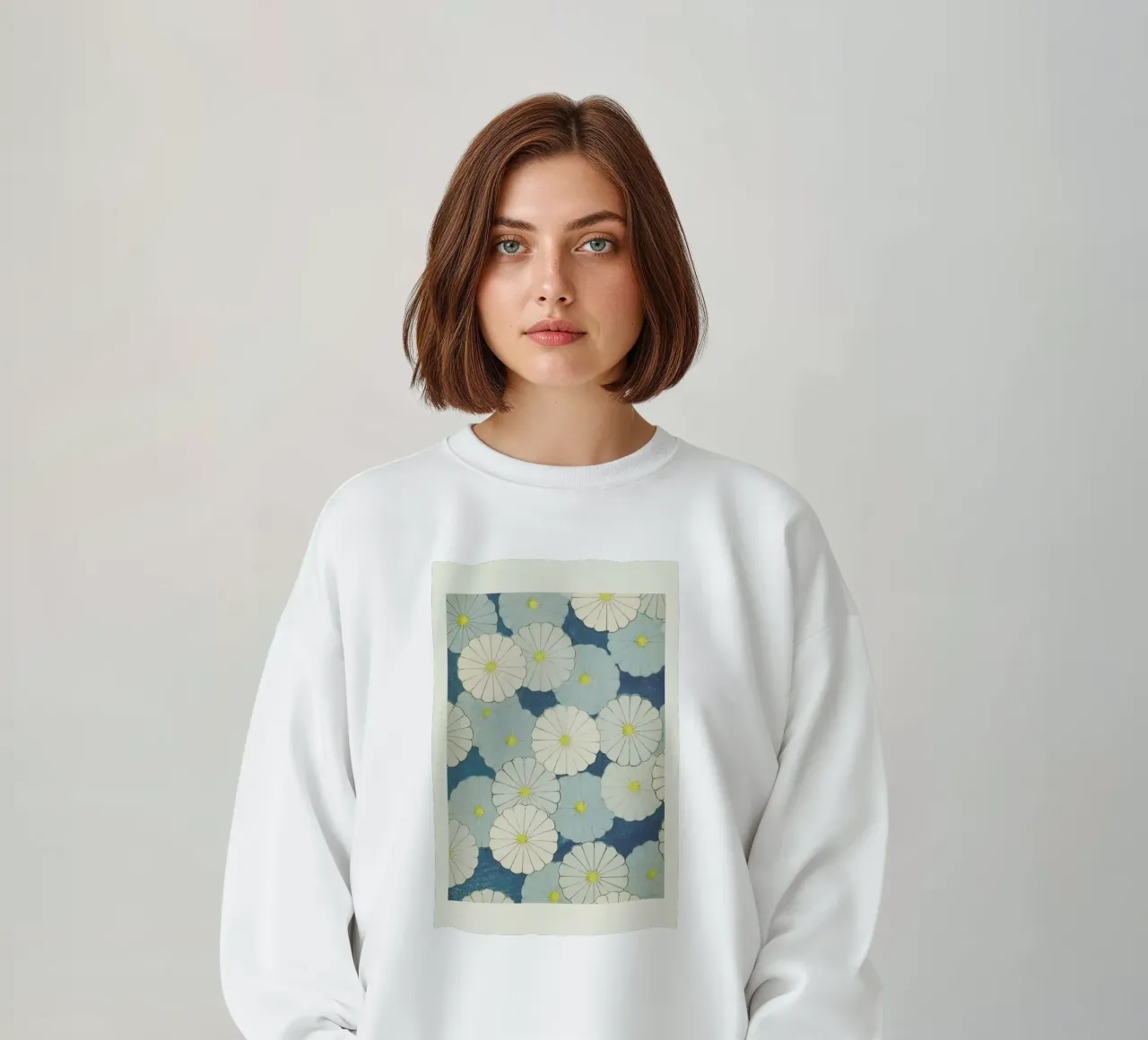Shin-Bijutsukai - Floral felpa da Vintage by JUNIQE