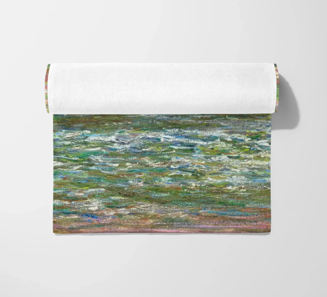 Rapide sulla Petite Creuse a Fresselines (1889) di Claude telo mare da Monet Art Prints