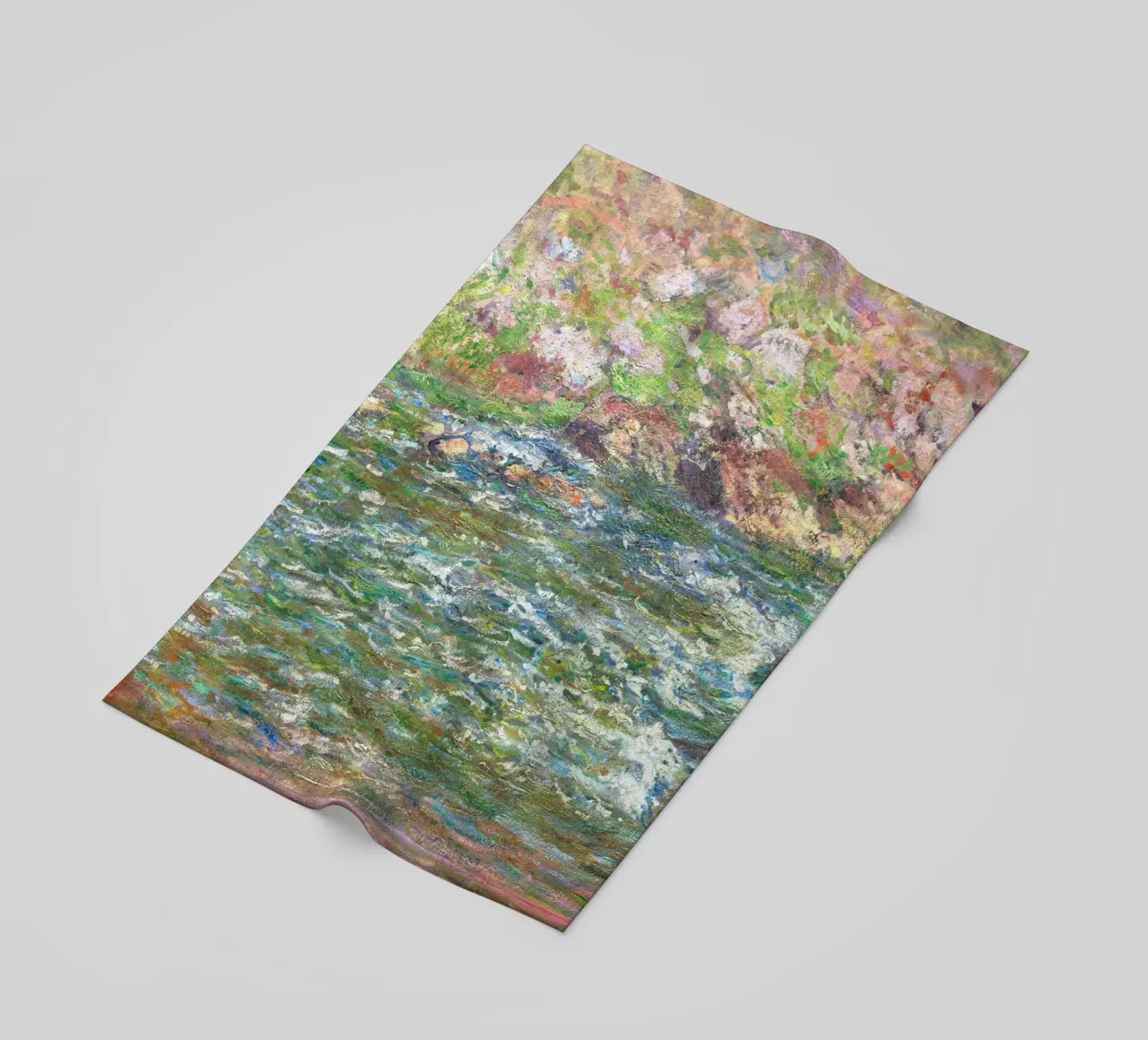 Rapide sulla Petite Creuse a Fresselines (1889) di Claude telo mare da Monet Art Prints