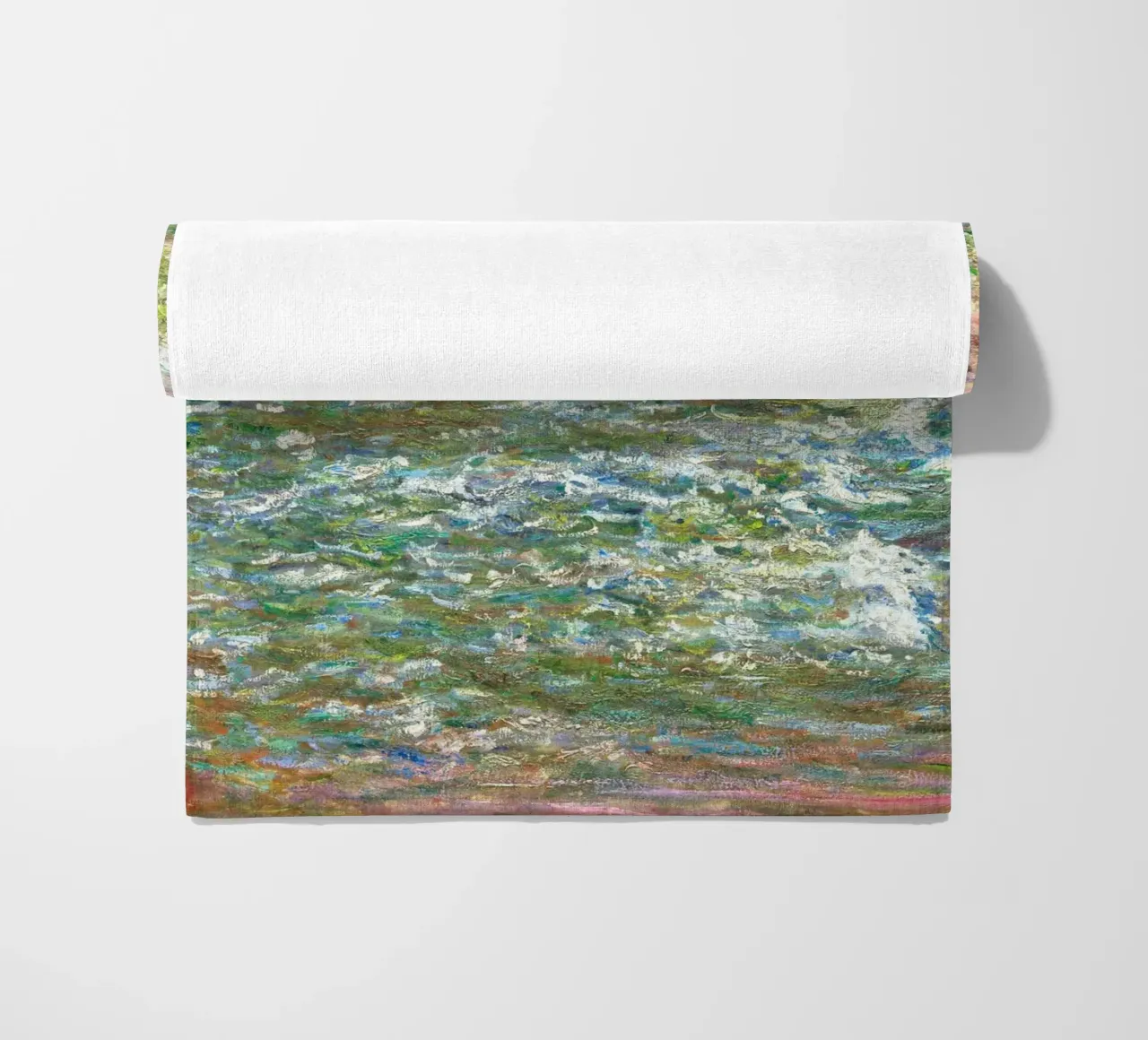 Rapide sulla Petite Creuse a Fresselines (1889) di Claude telo mare da Monet Art Prints