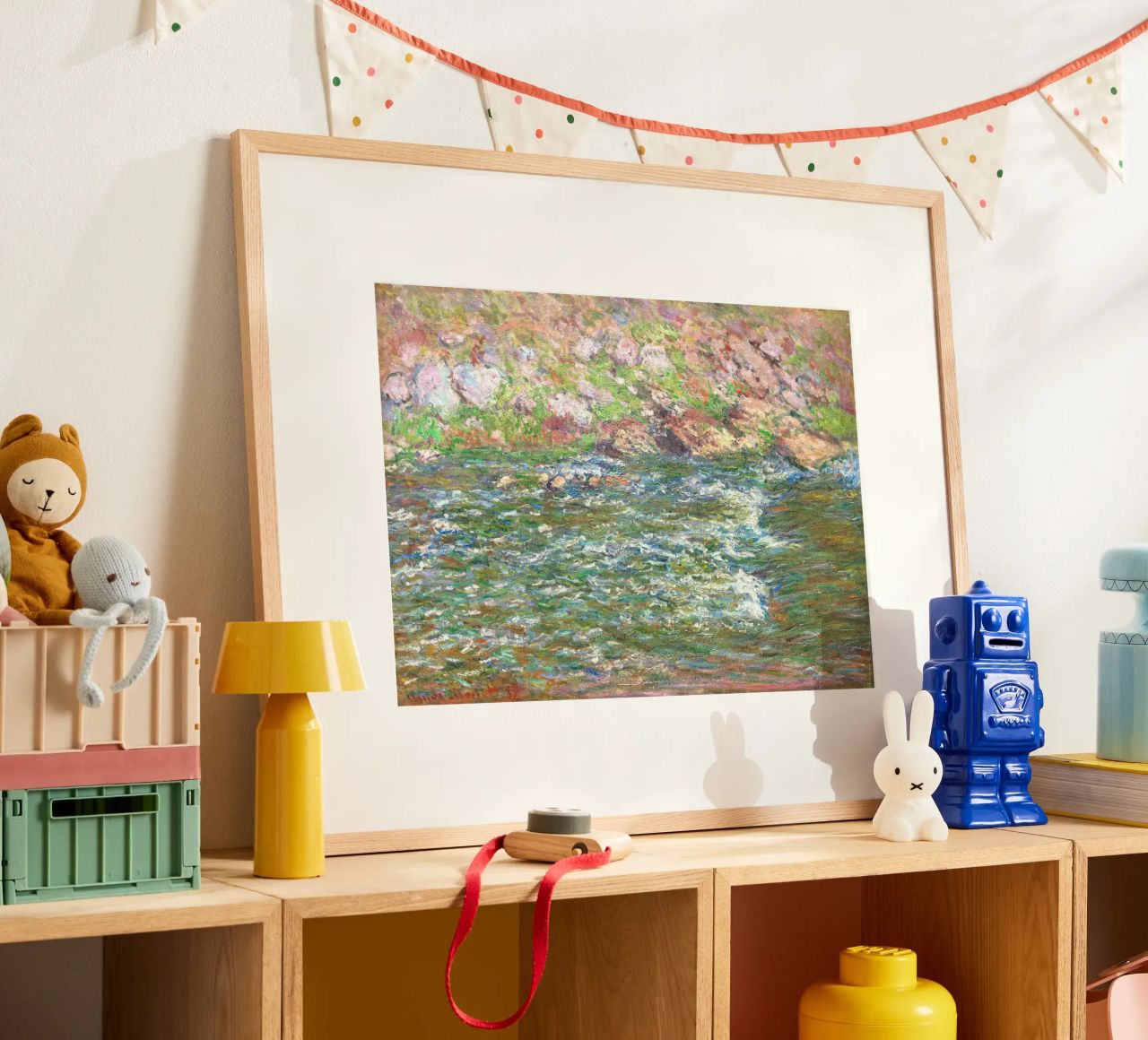Rapide sulla Petite Creuse a Fresselines (1889) di Claude poster da Monet Art Prints