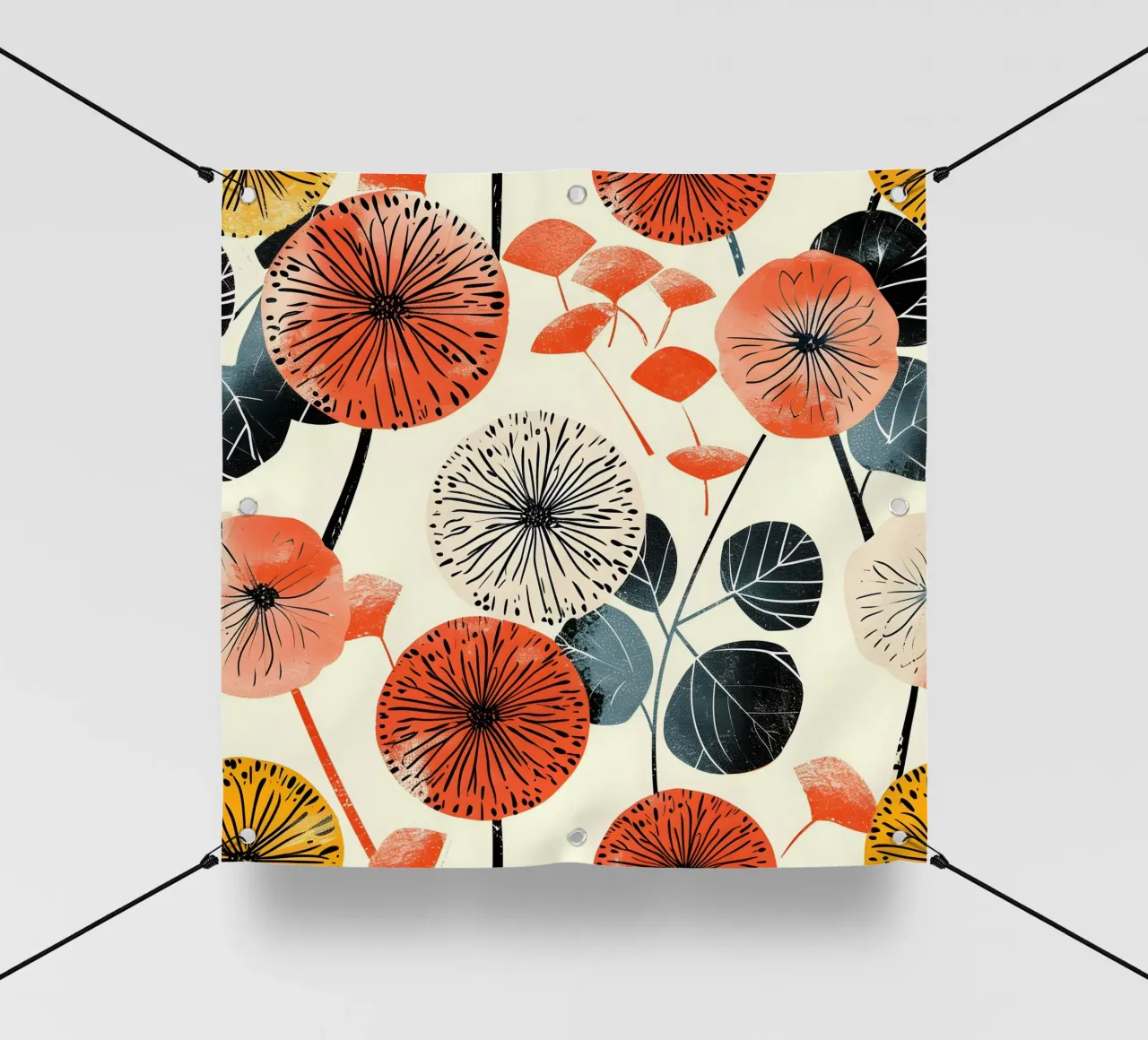 Dandelion Bloom pvc cover by Botanical Pattern House