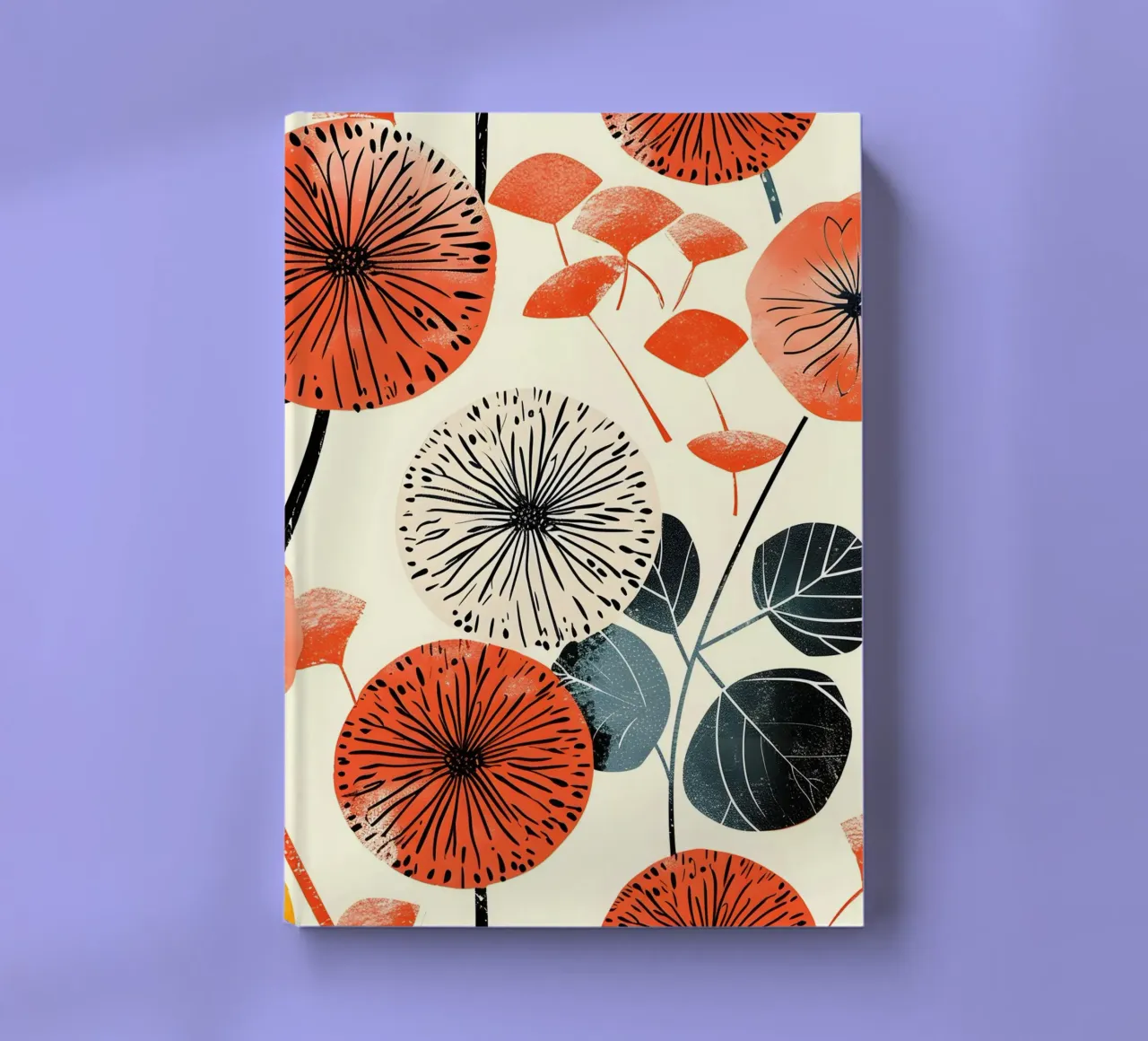 Dandelion Bloom notebook by Botanical Pattern House
