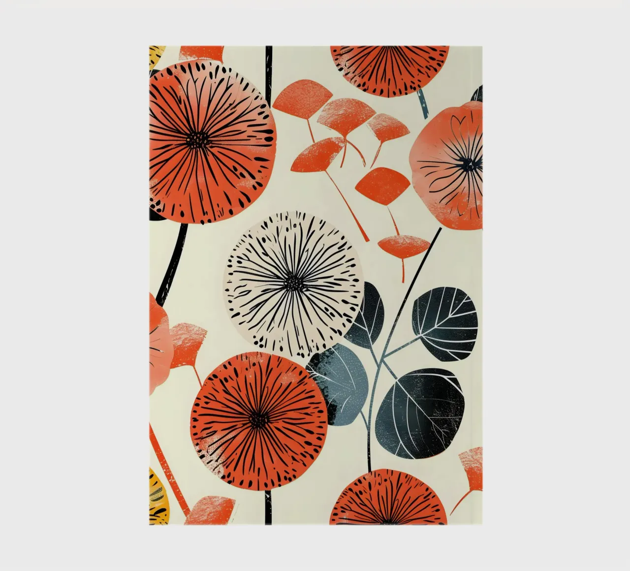 Dandelion Bloom notebook by Botanical Pattern House