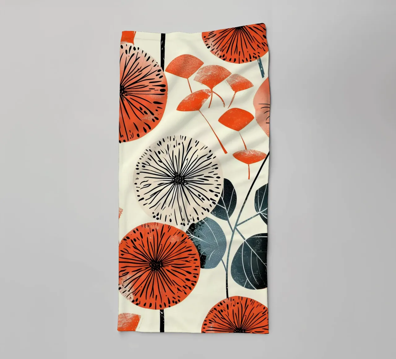 Dandelion Bloom towel by Botanical Pattern House
