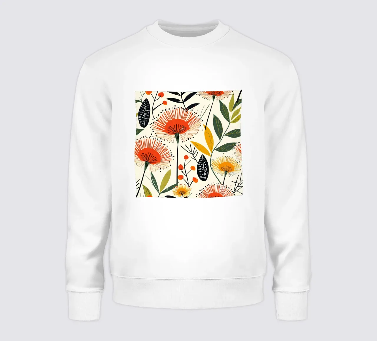 Fioritura del dente di leone felpa da Botanical Pattern House