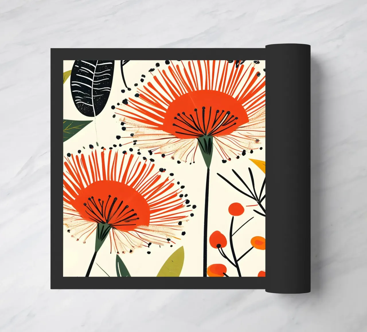 Fioritura del dente di leone zerbino da Botanical Pattern House