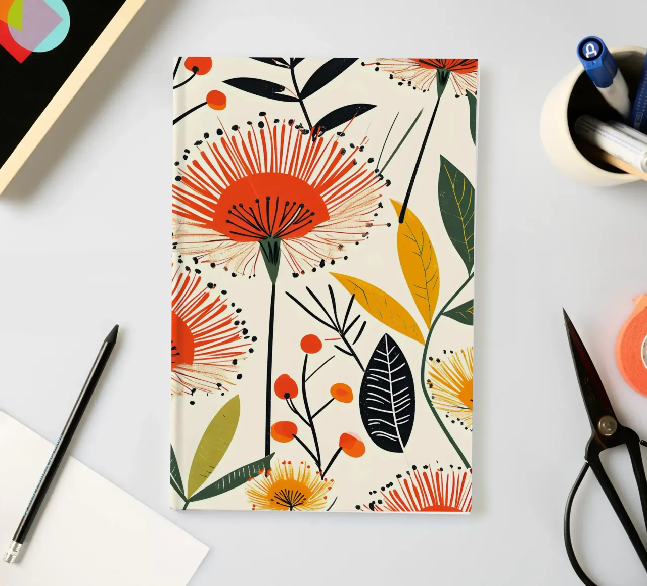 Dandelion Bloom notebook by Botanical Pattern House