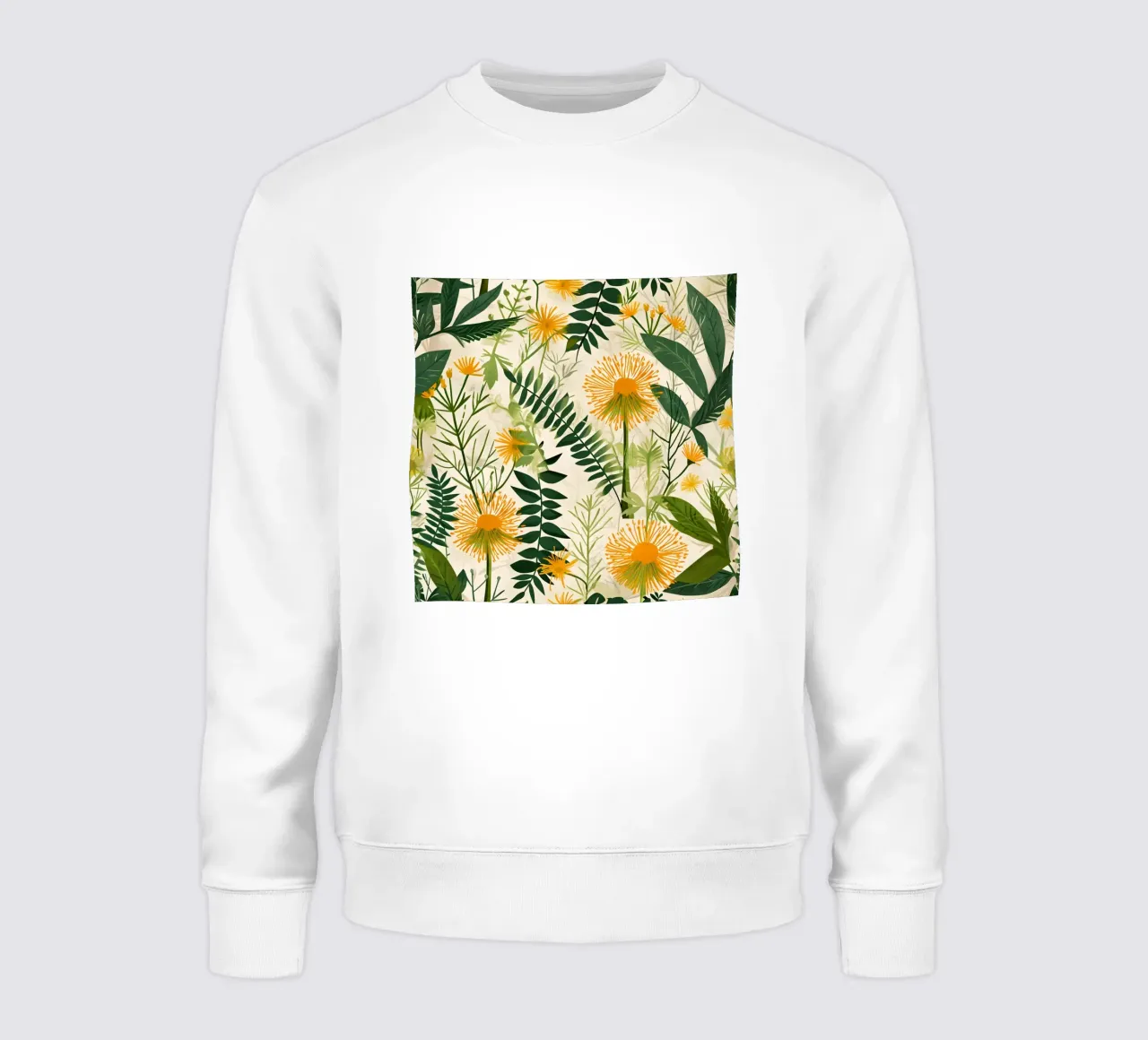 Fioritura del dente di leone felpa da Botanical Pattern House