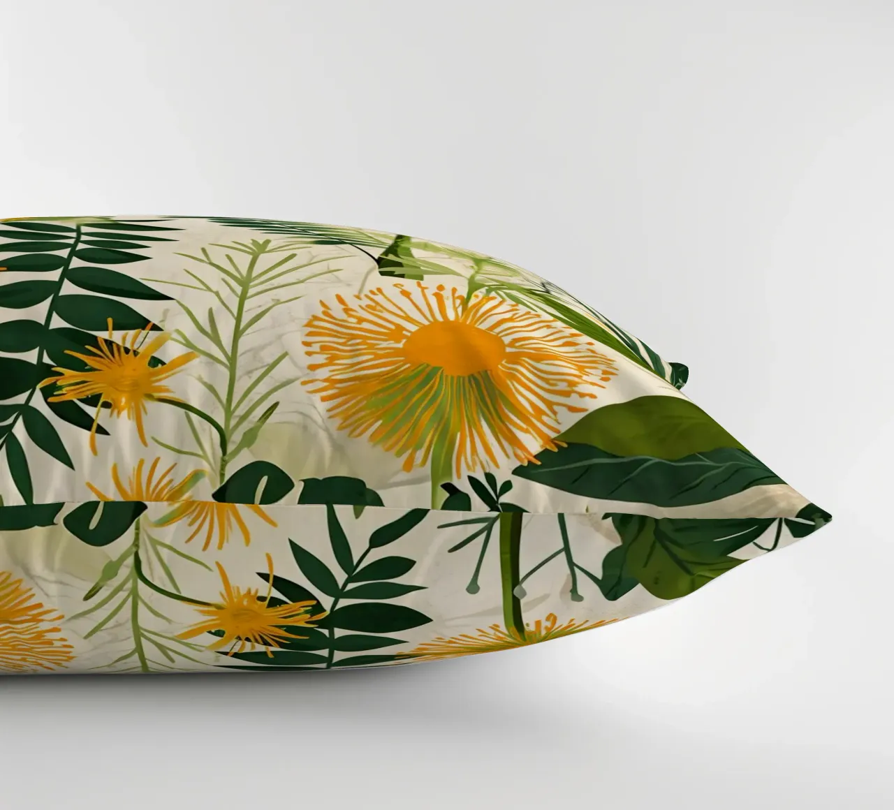 Fioritura del dente di leone cuscino da Botanical Pattern House