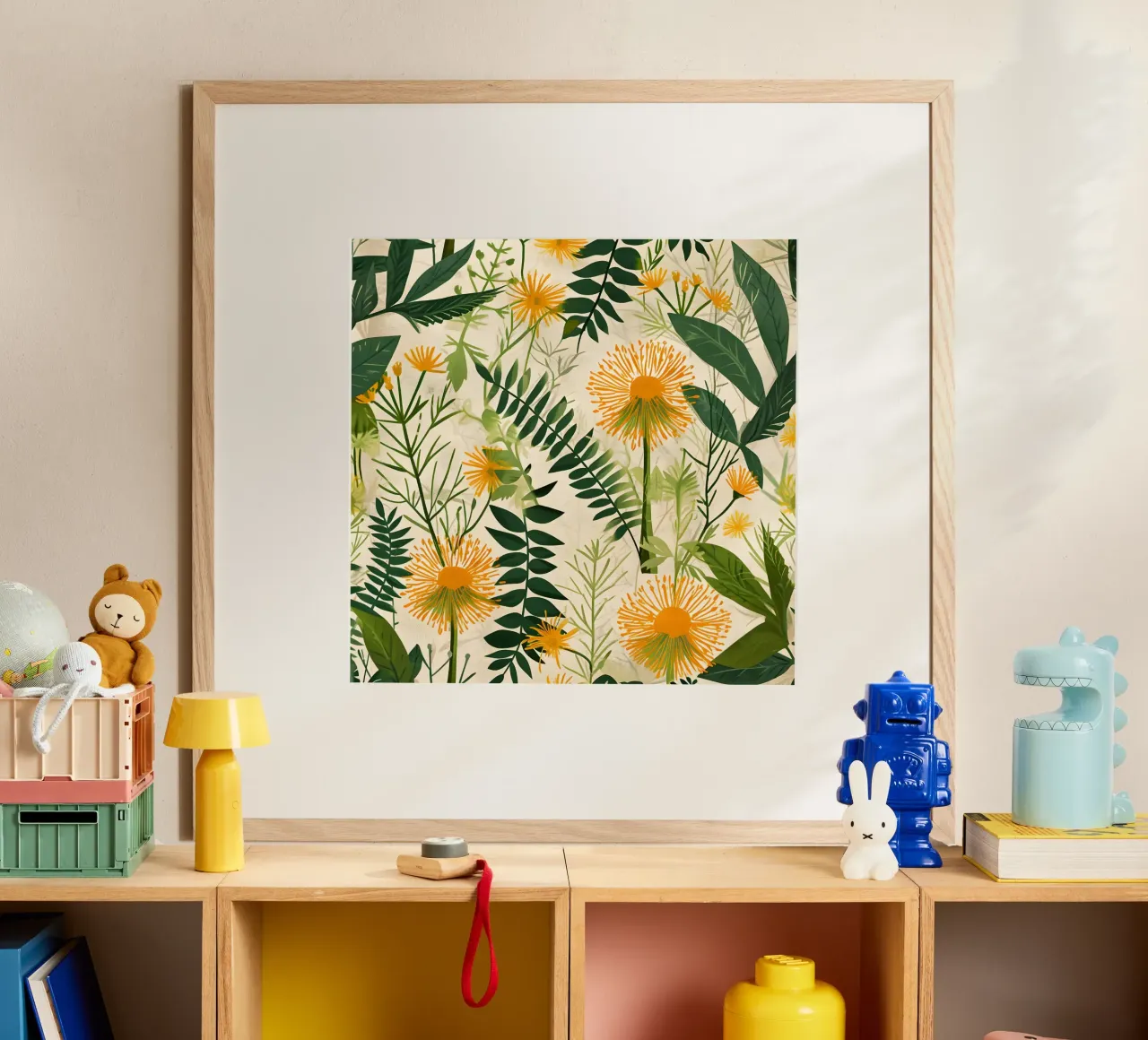 Fioritura del dente di leone carta hahnemühle da Botanical Pattern House