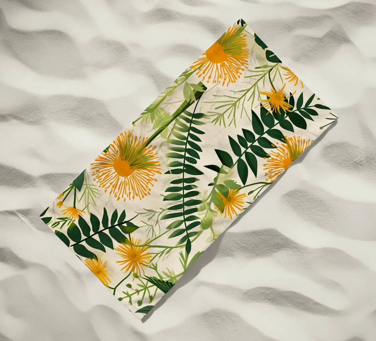 Fioritura del dente di leone telo mare da Botanical Pattern House