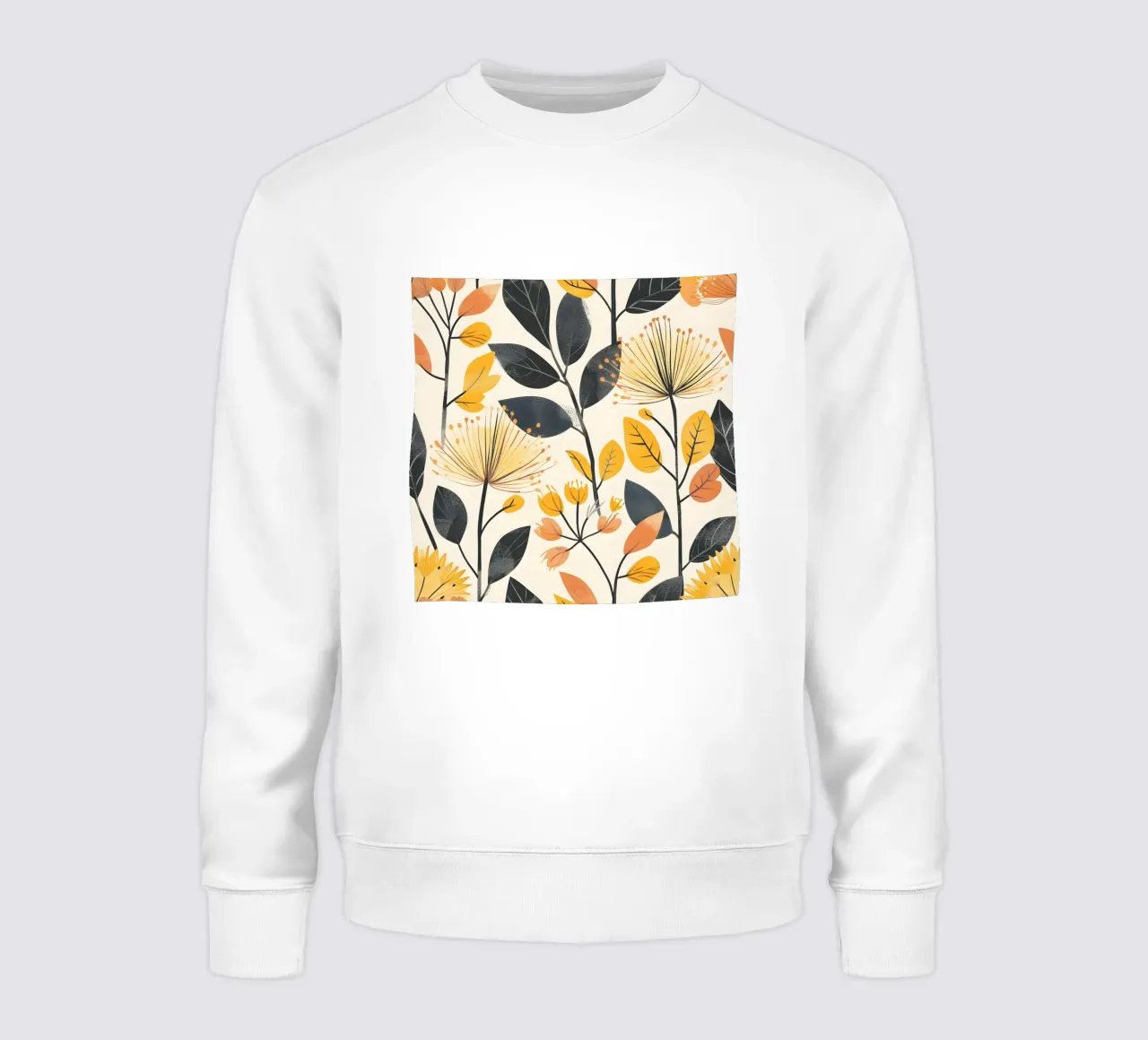Flor de diente de león sudadera de Botanical Pattern House