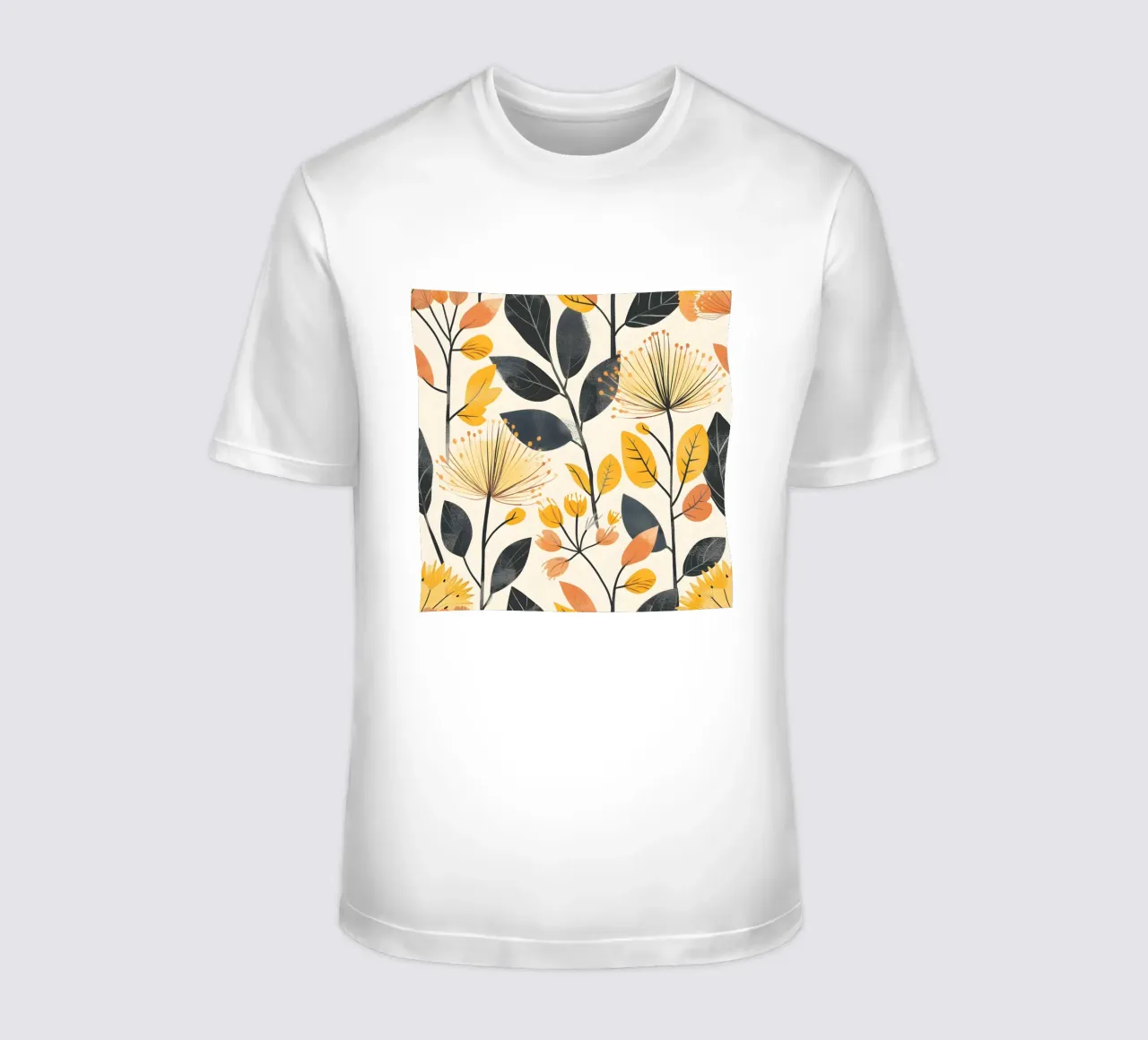 Fioritura del dente di leone t-shirt da Botanical Pattern House