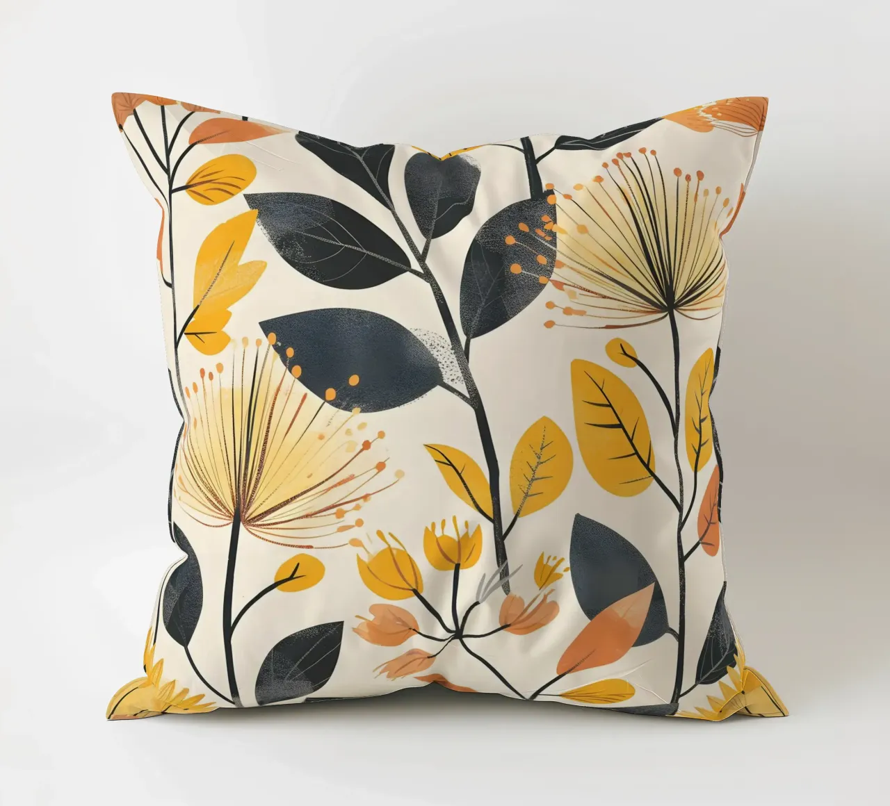 Fioritura del dente di leone cuscino da Botanical Pattern House