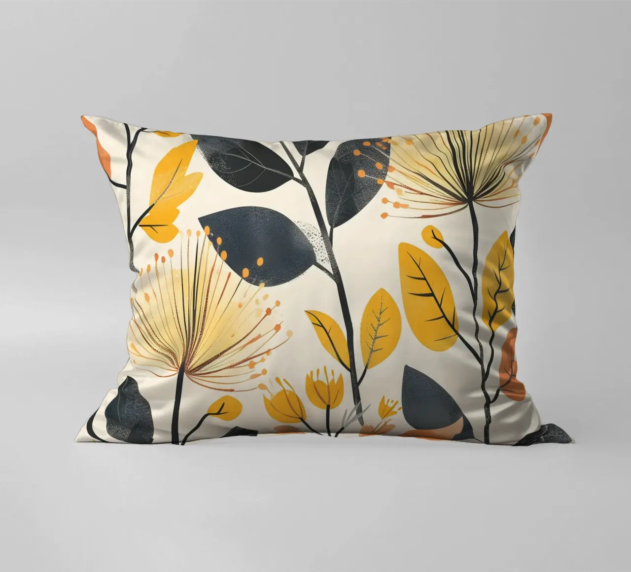 Fioritura del dente di leone cuscino da Botanical Pattern House