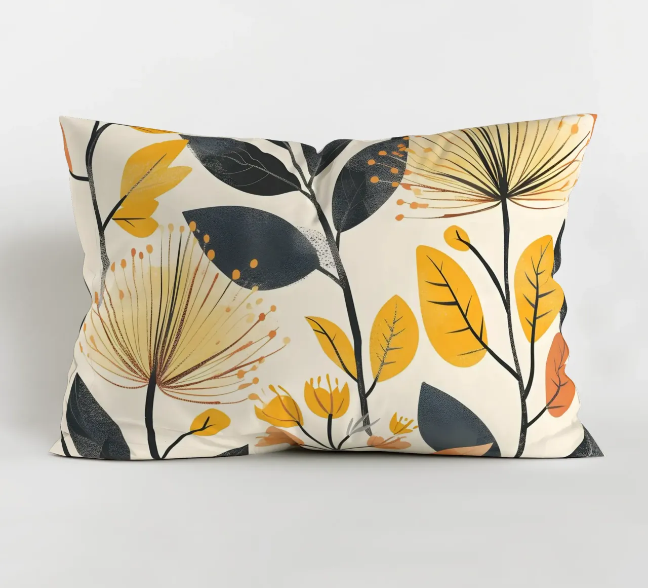 Fioritura del dente di leone cuscino da Botanical Pattern House