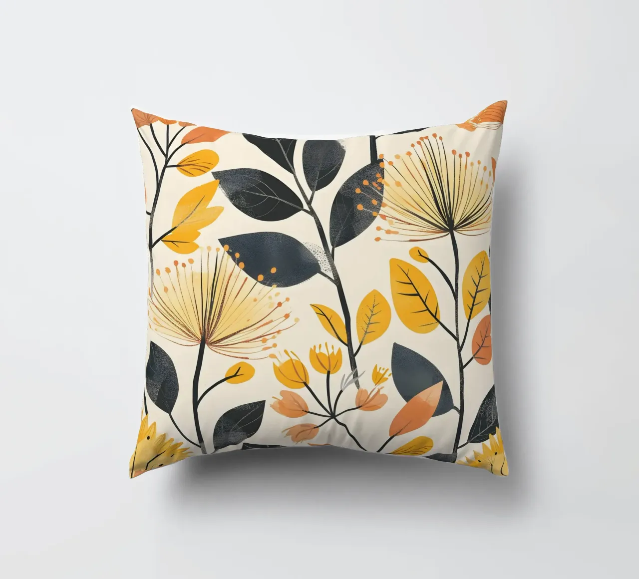Fioritura del dente di leone cuscino da Botanical Pattern House