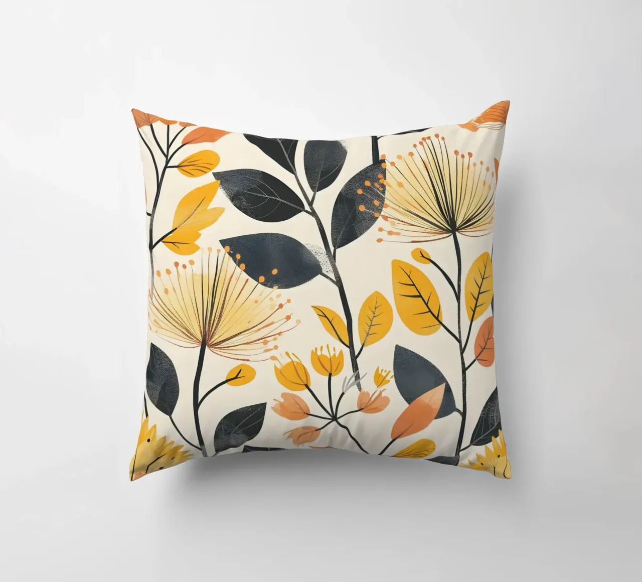 Fioritura del dente di leone cuscino da Botanical Pattern House