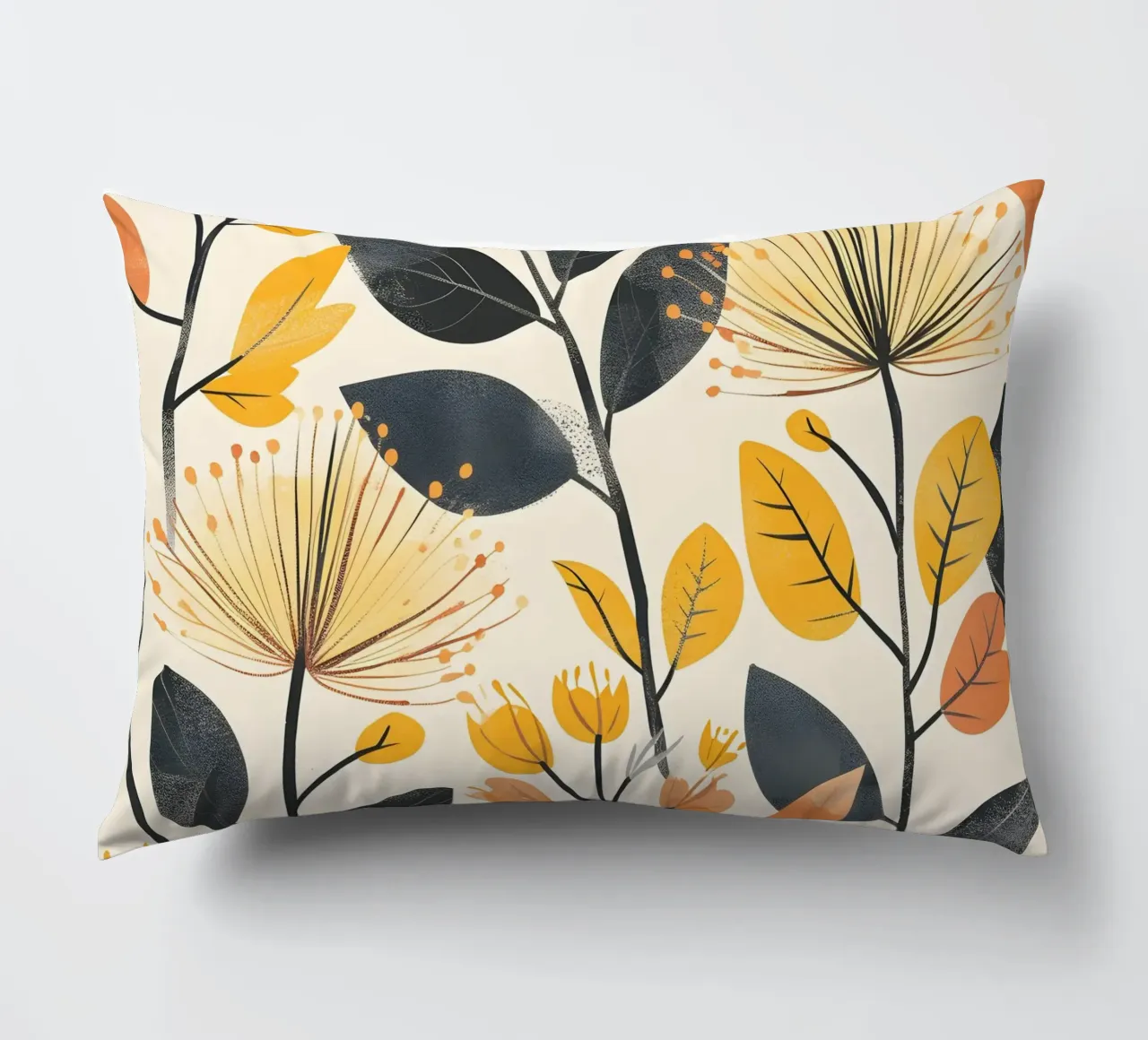 Fioritura del dente di leone cuscino da Botanical Pattern House