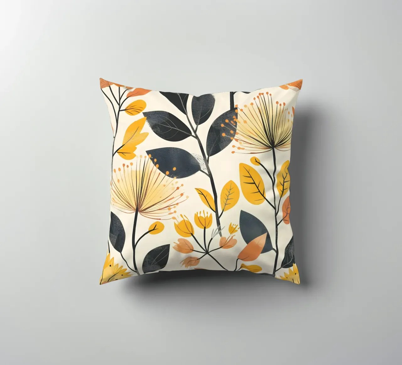 Fioritura del dente di leone cuscino da Botanical Pattern House