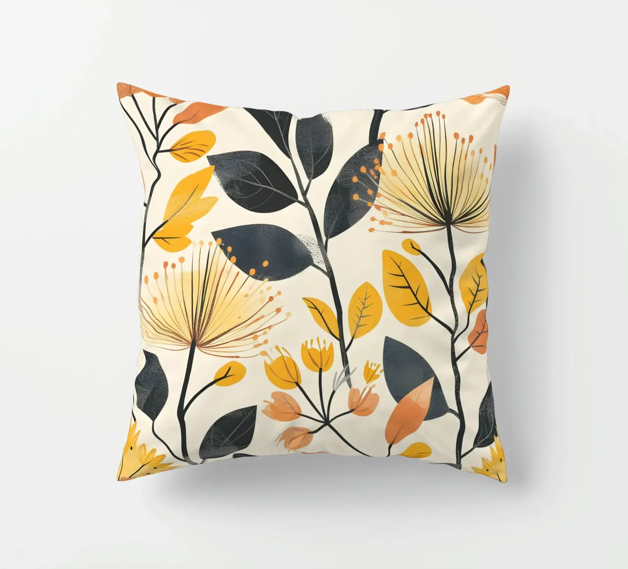 Fioritura del dente di leone cuscino da Botanical Pattern House