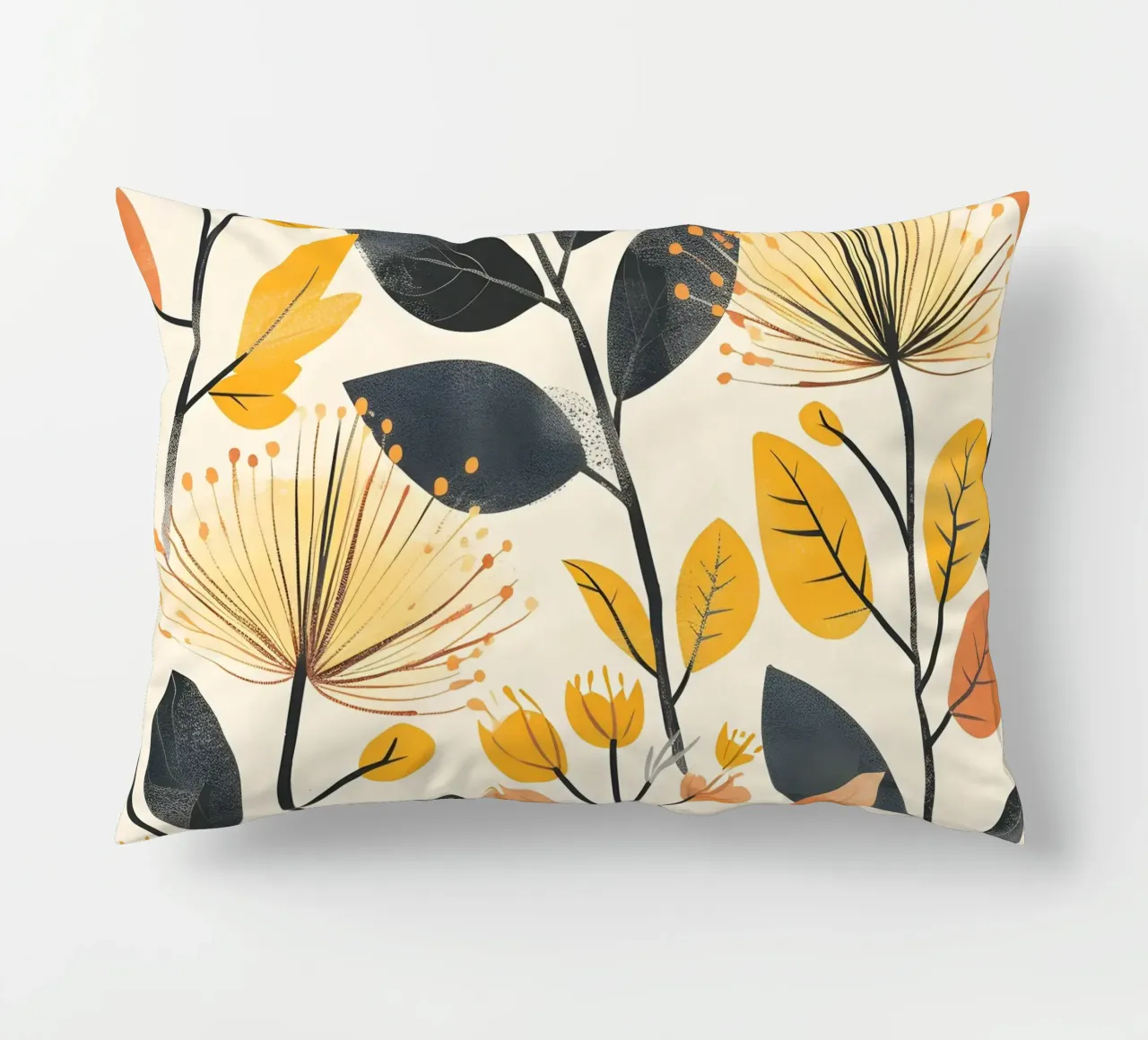 Fioritura del dente di leone cuscino da Botanical Pattern House