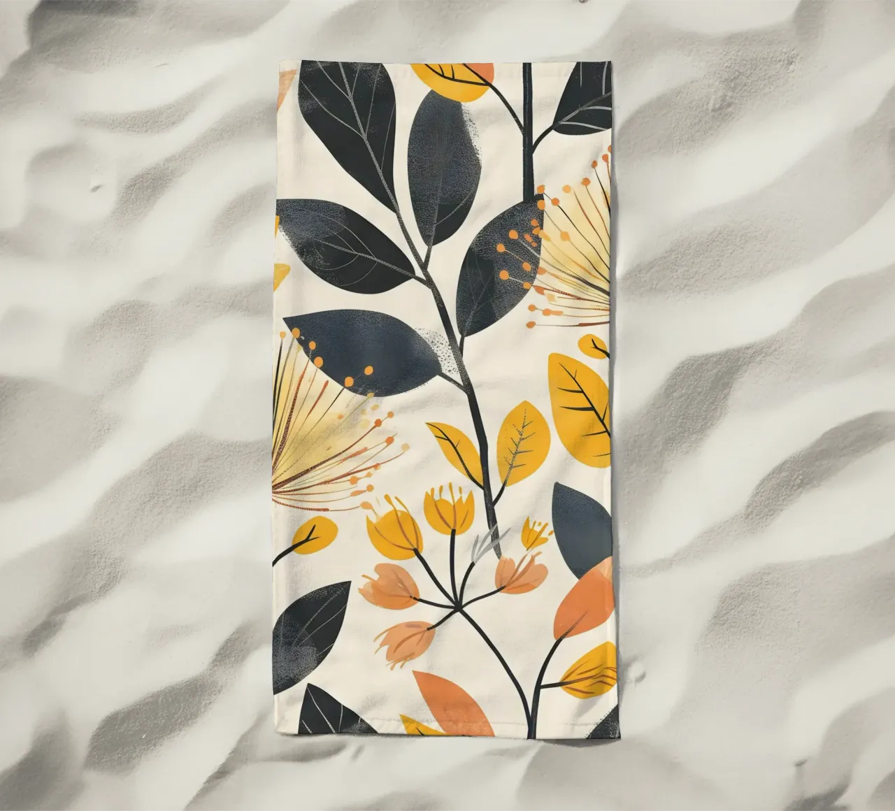 Fioritura del dente di leone telo mare da Botanical Pattern House