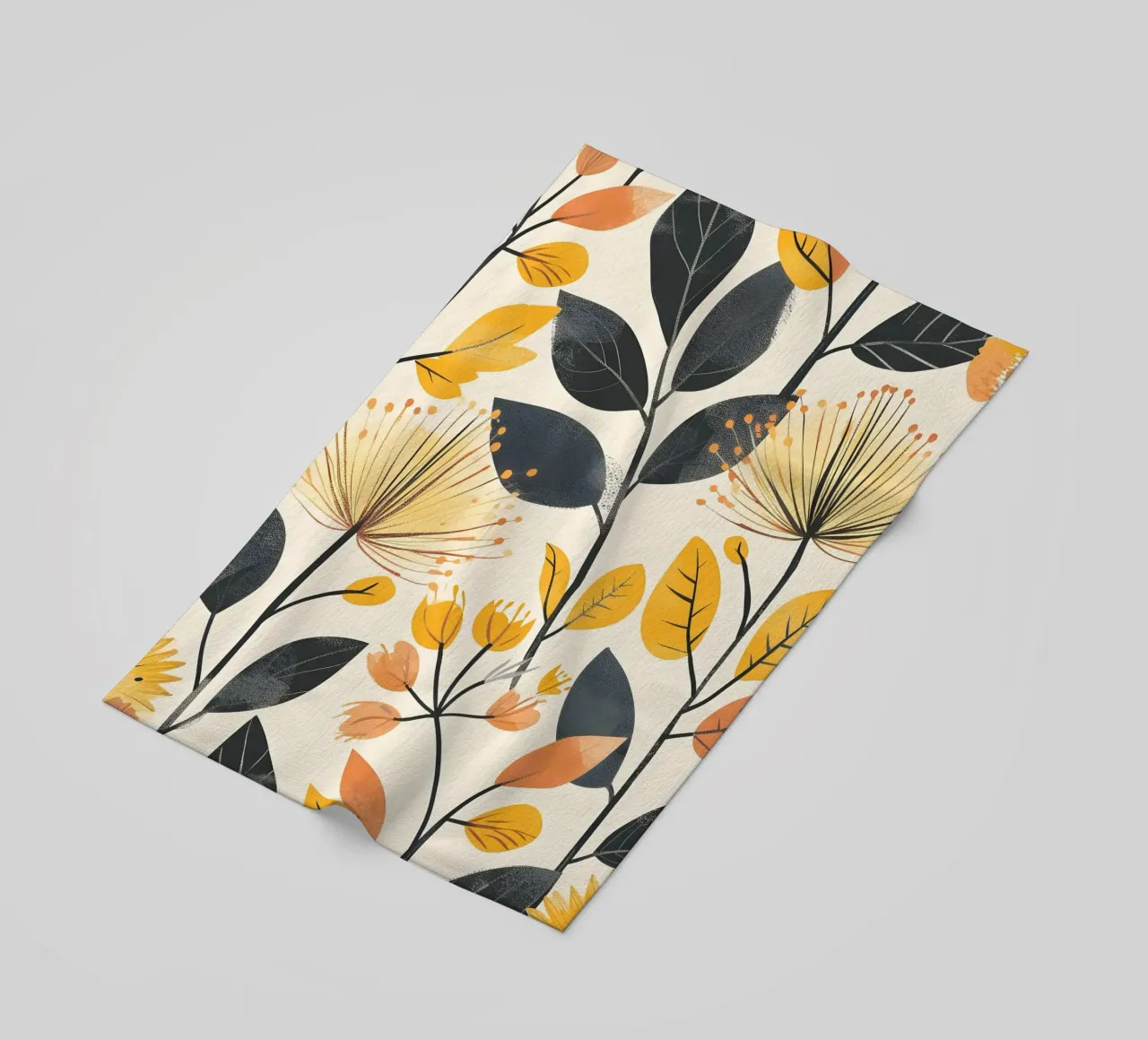 Fioritura del dente di leone telo mare da Botanical Pattern House