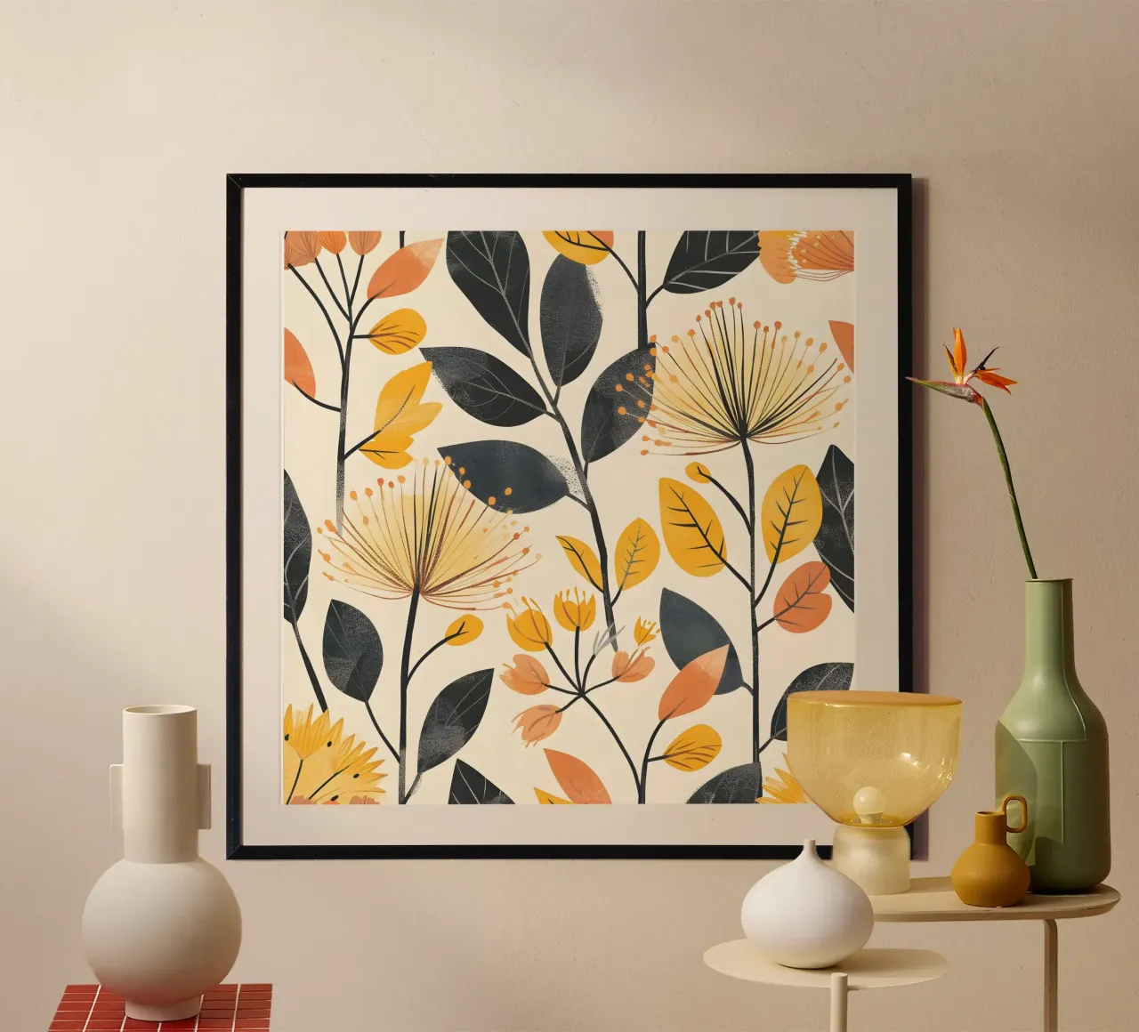Flor de diente de león hahnemühle de Botanical Pattern House