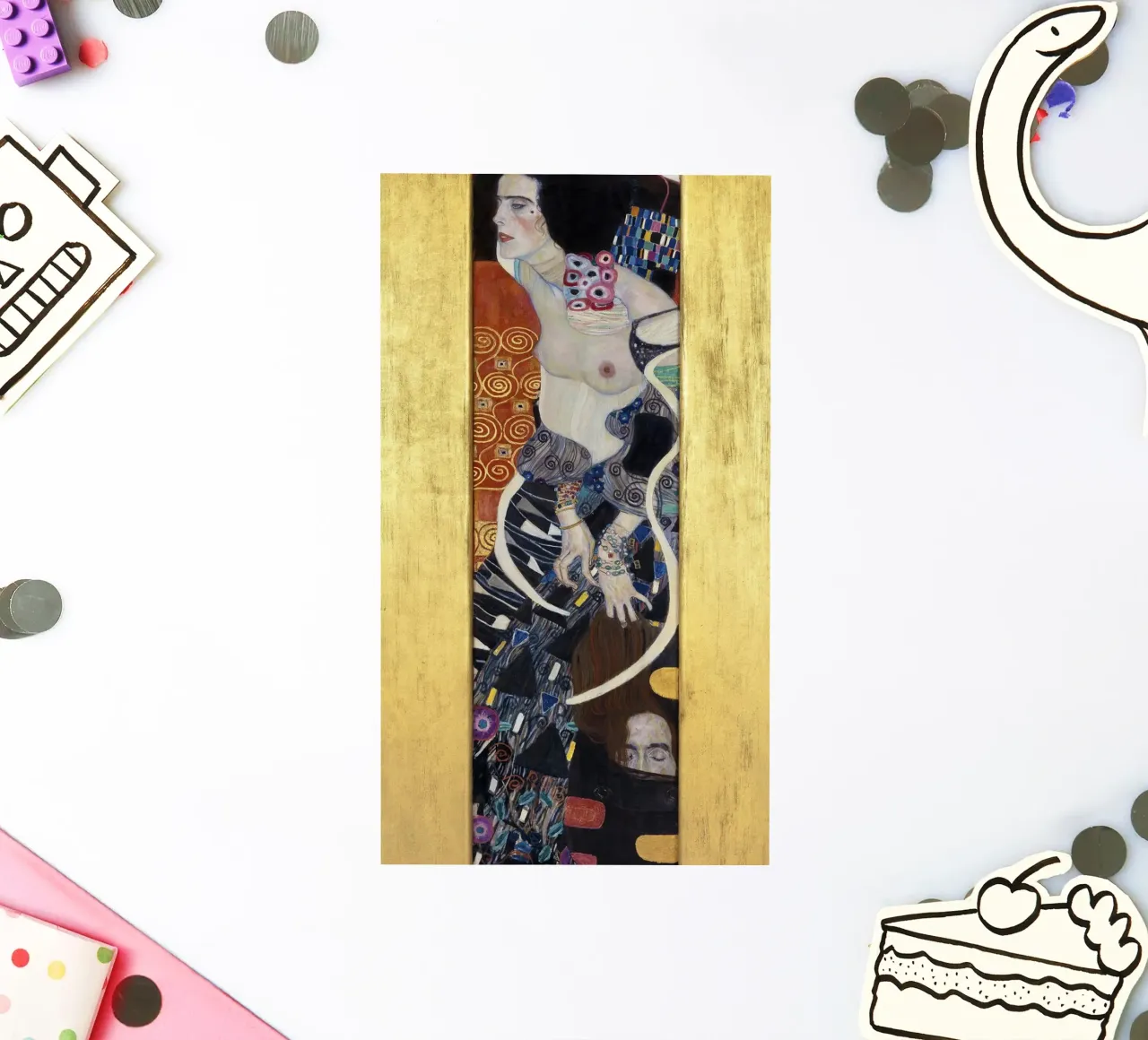Gustav Klimt's Judith II (1909) sticker by Gustav Klimt ART Prints