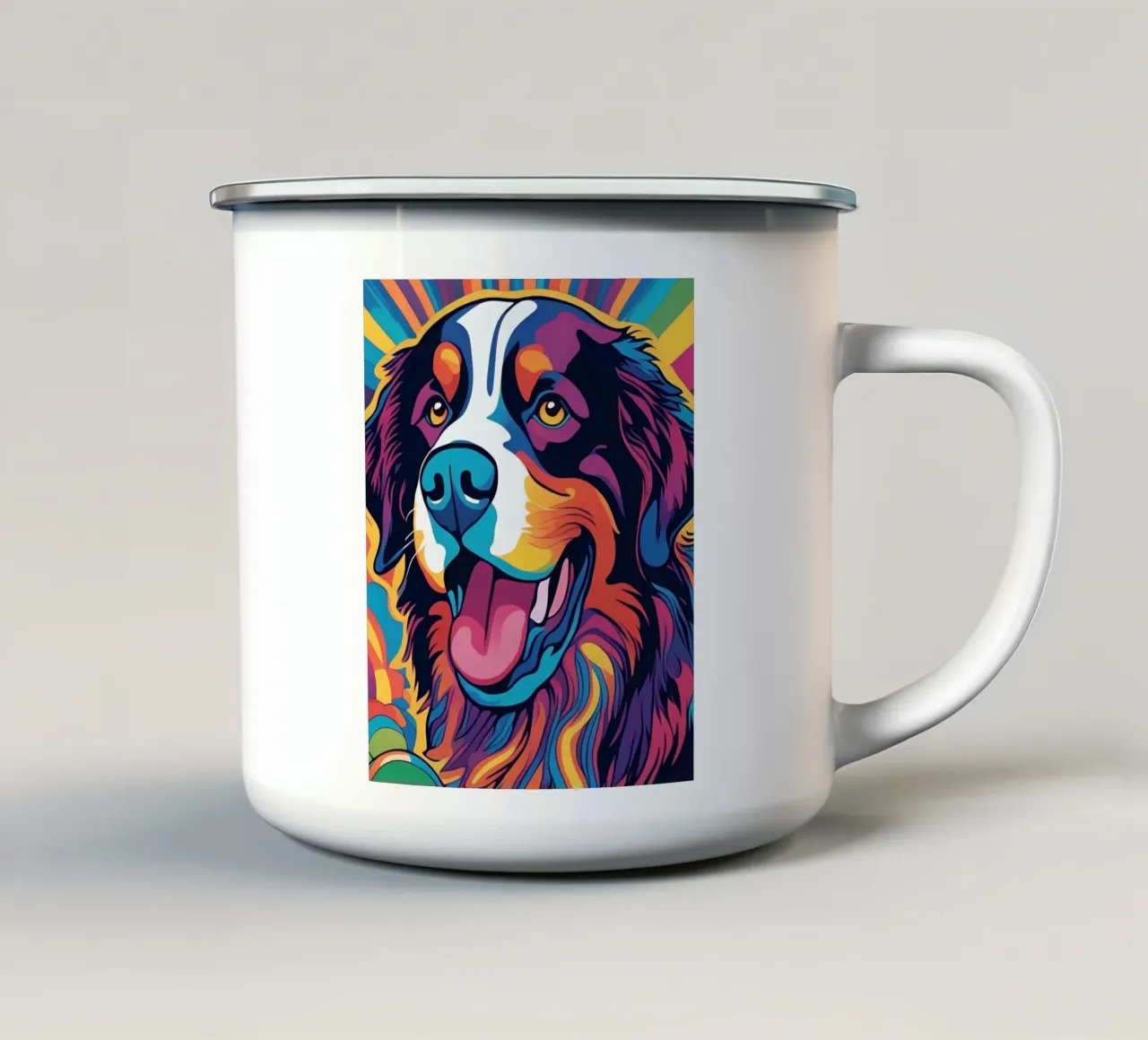 Bernersennen in Bunt #5 tazza in smalto da Yumis.Beargang.and.Me