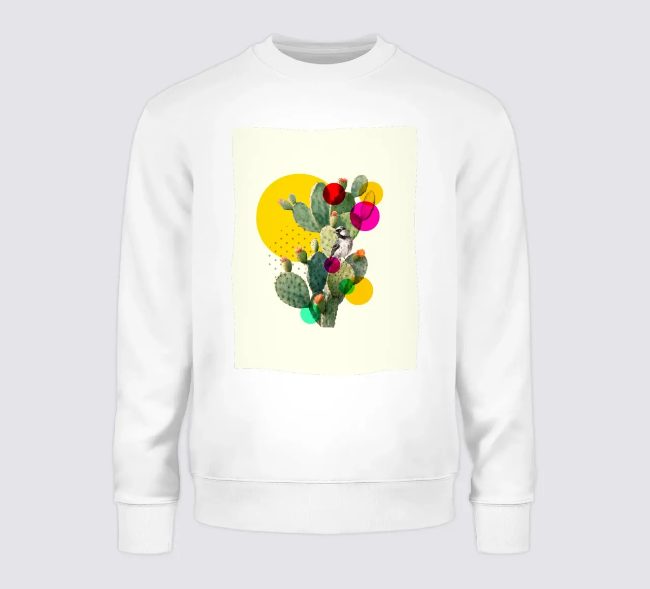 Color Pop Cactus felpa da Indigo Rain