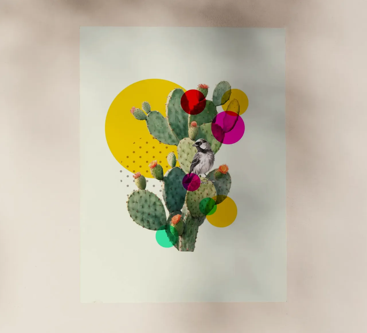 Color Pop Cactus pellicola backlit da Indigo Rain