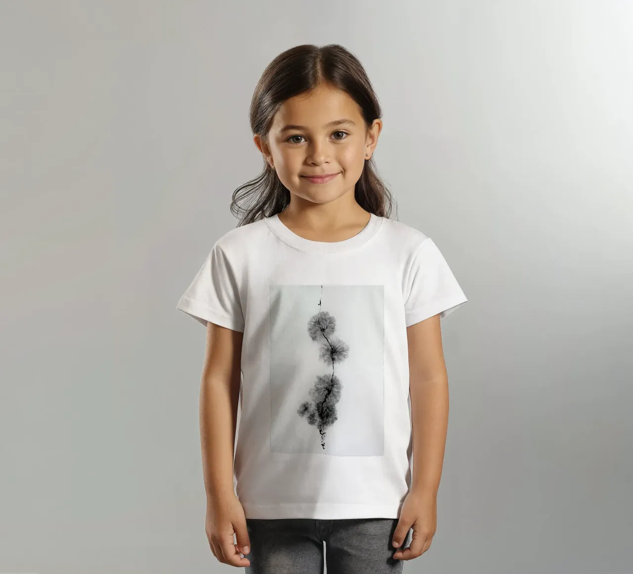 Trees At A Snowy Ice Stream t-shirt bambini da Studio Nahili