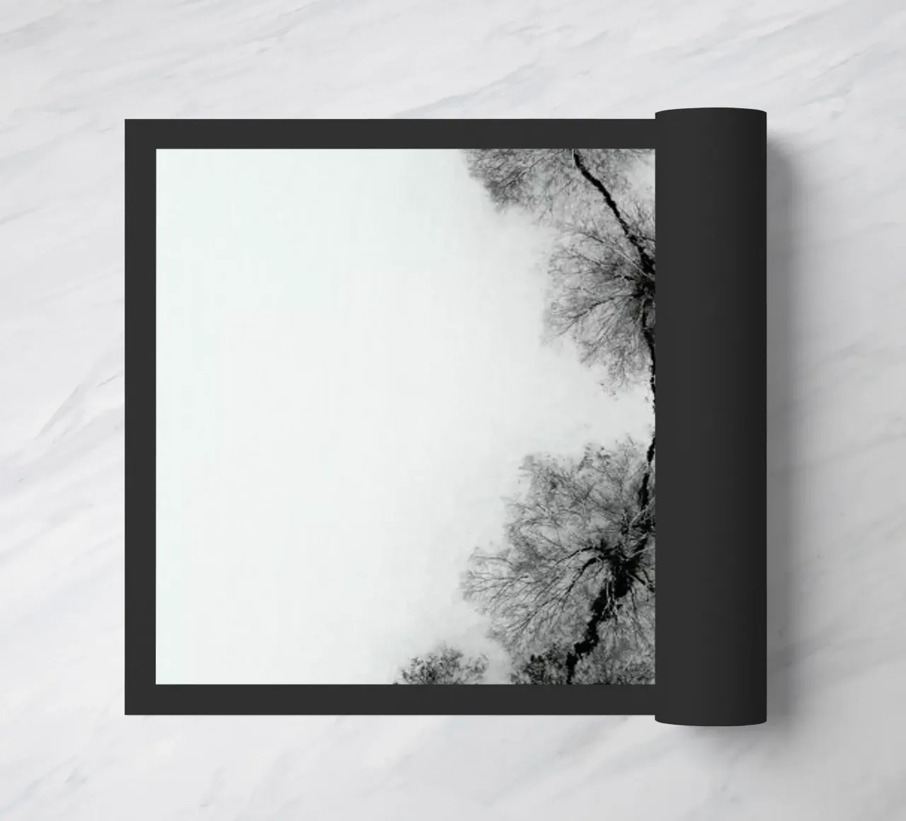 Trees At A Snowy Ice Stream zerbino da Studio Nahili