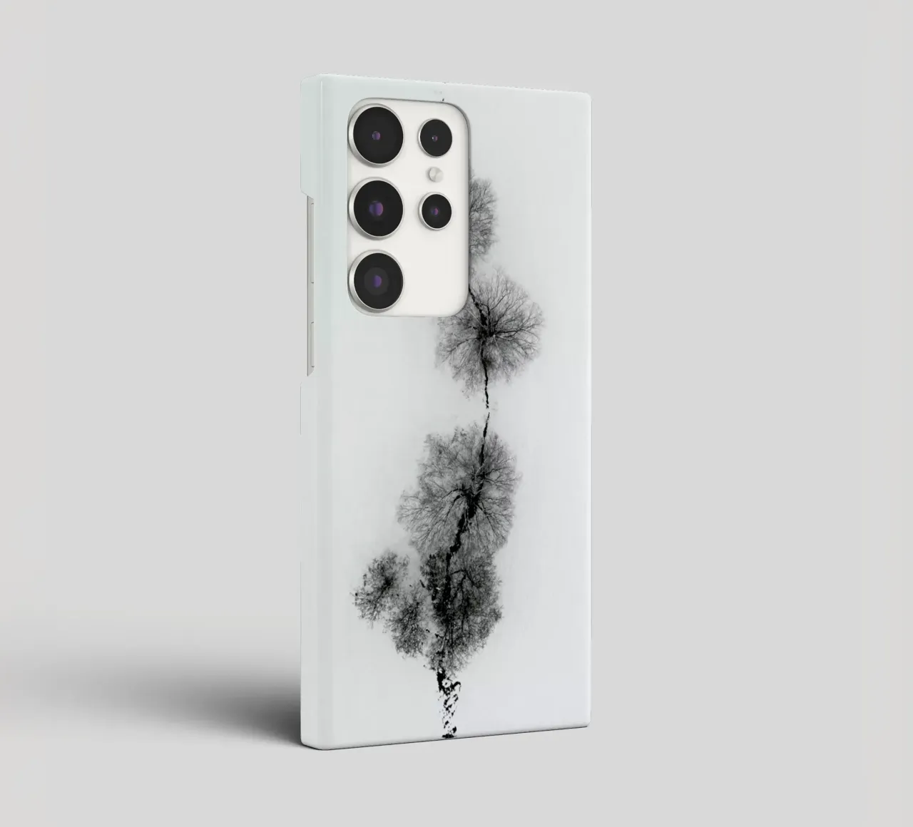 Trees At A Snowy Ice Stream cover samsung da Studio Nahili