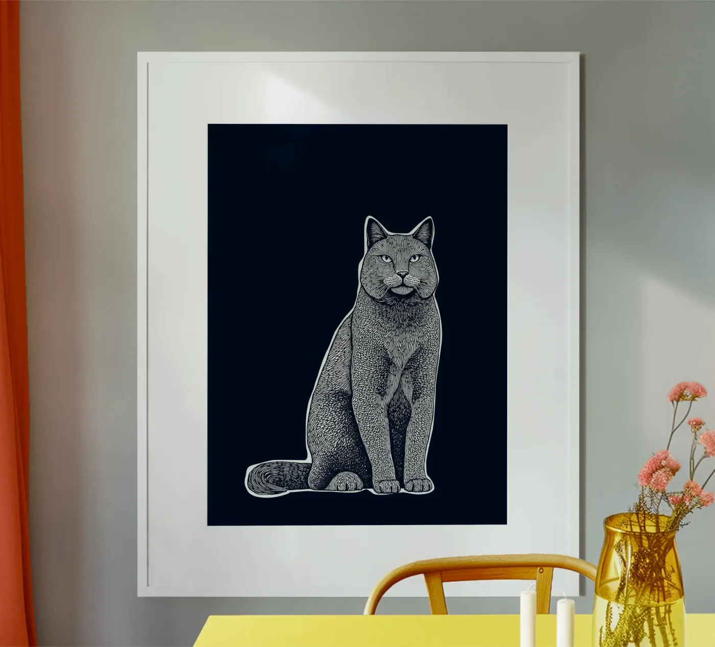 Cat Poster von Indigo Rain