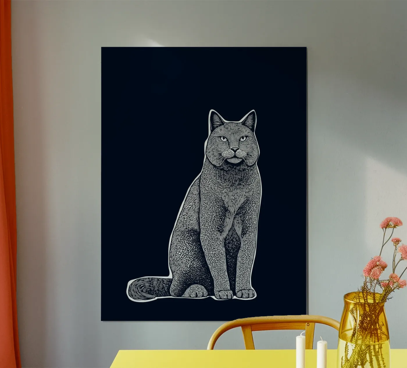 Cat Poster von Indigo Rain