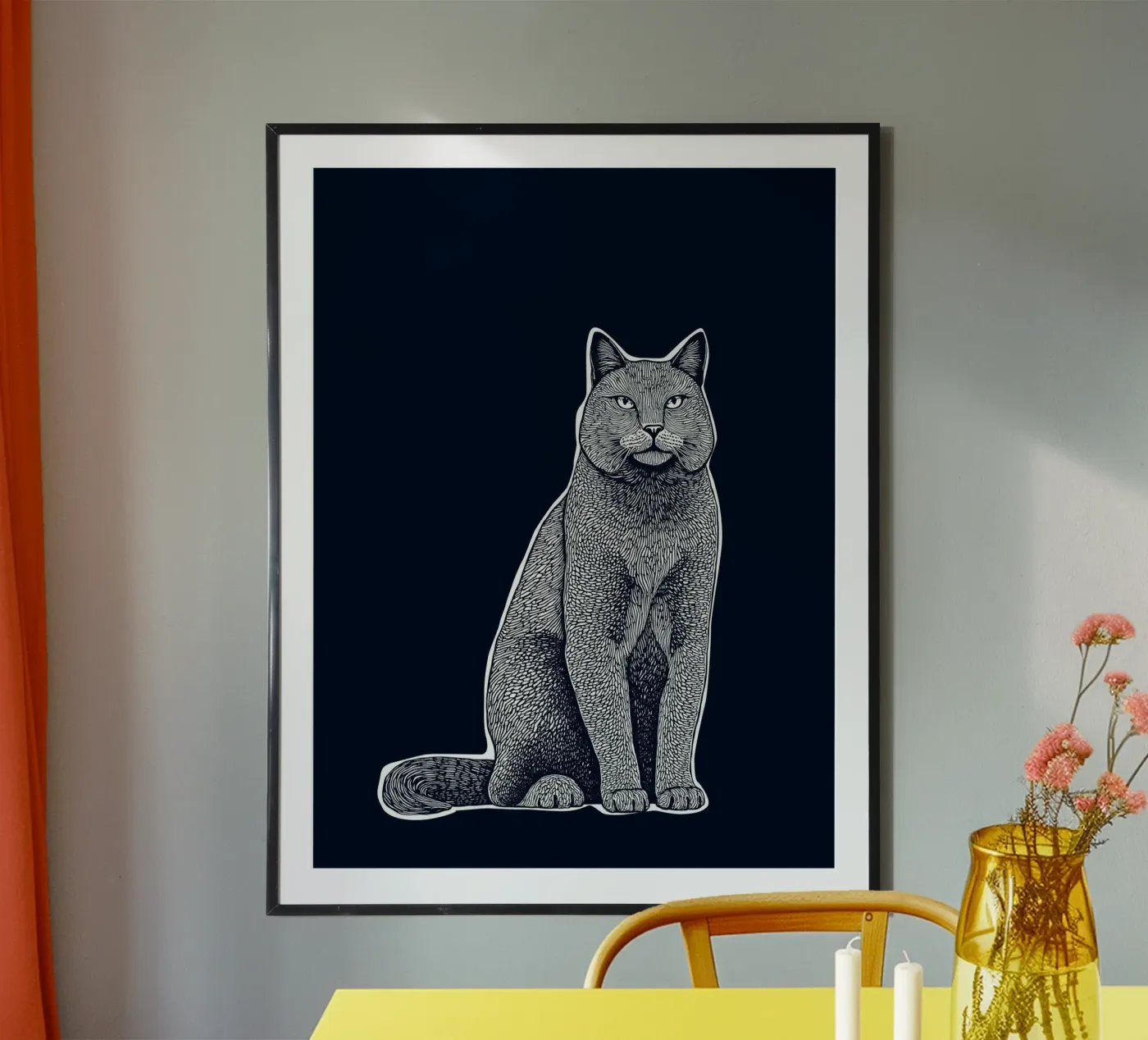 Cat Poster von Indigo Rain