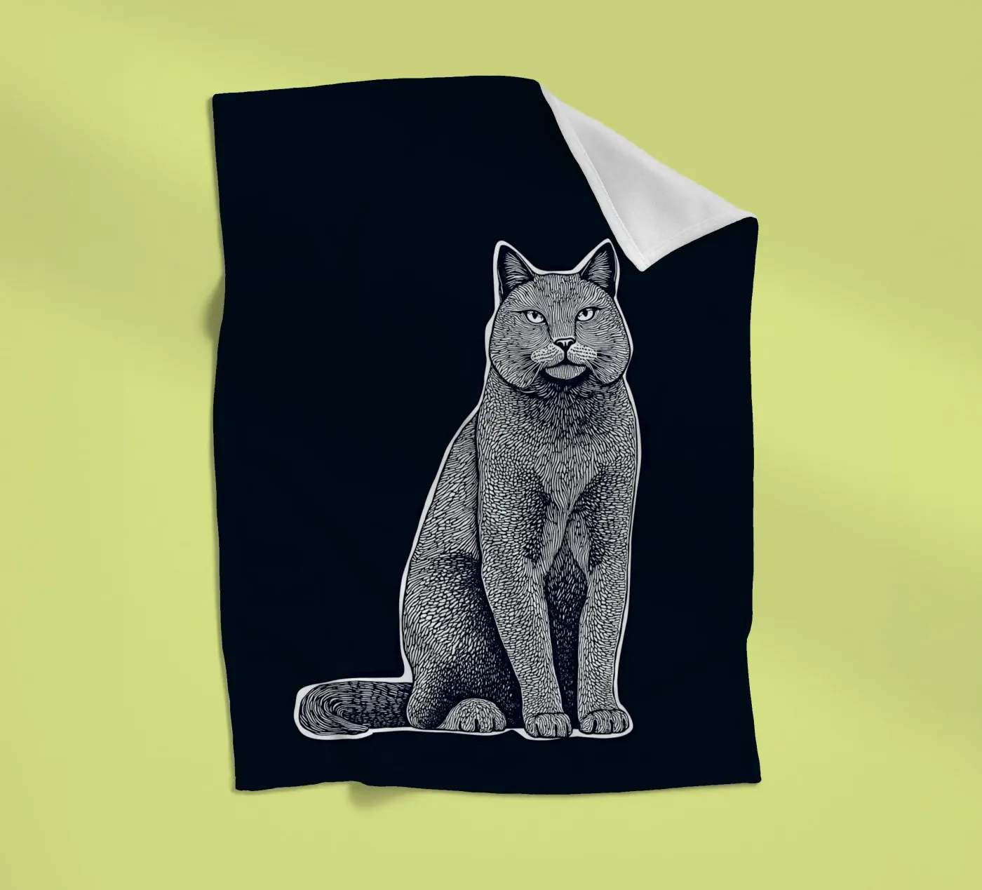 Cat Fleecedecke von Indigo Rain