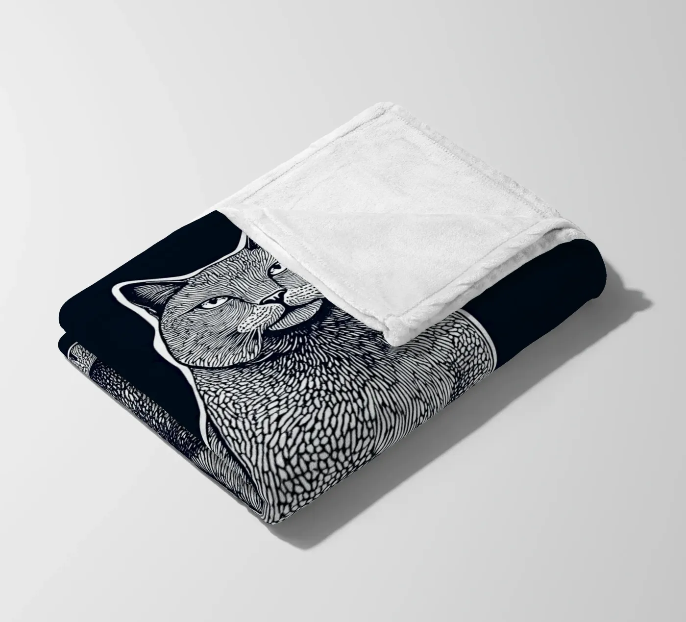 Cat Fleecedecke von Indigo Rain