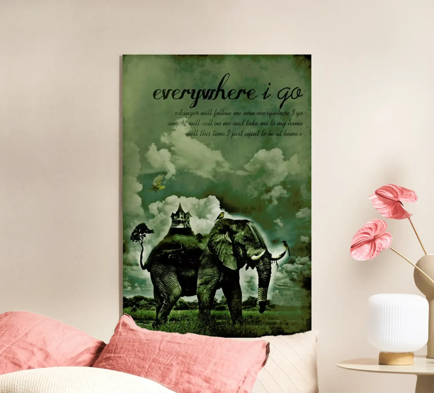 Everywhere I Go plexiglass da Design by Soph