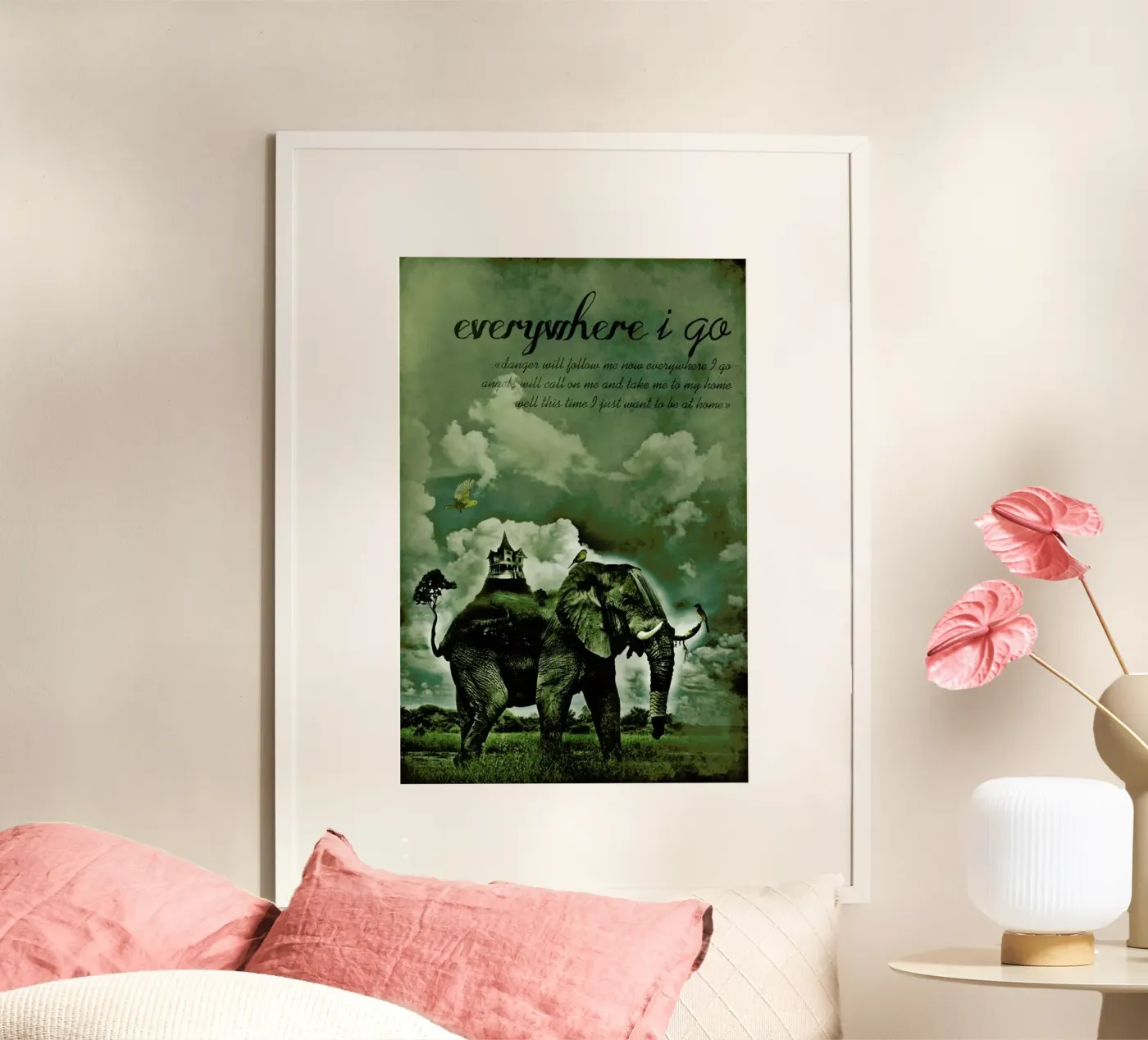 Everywhere I Go poster da Design by Soph