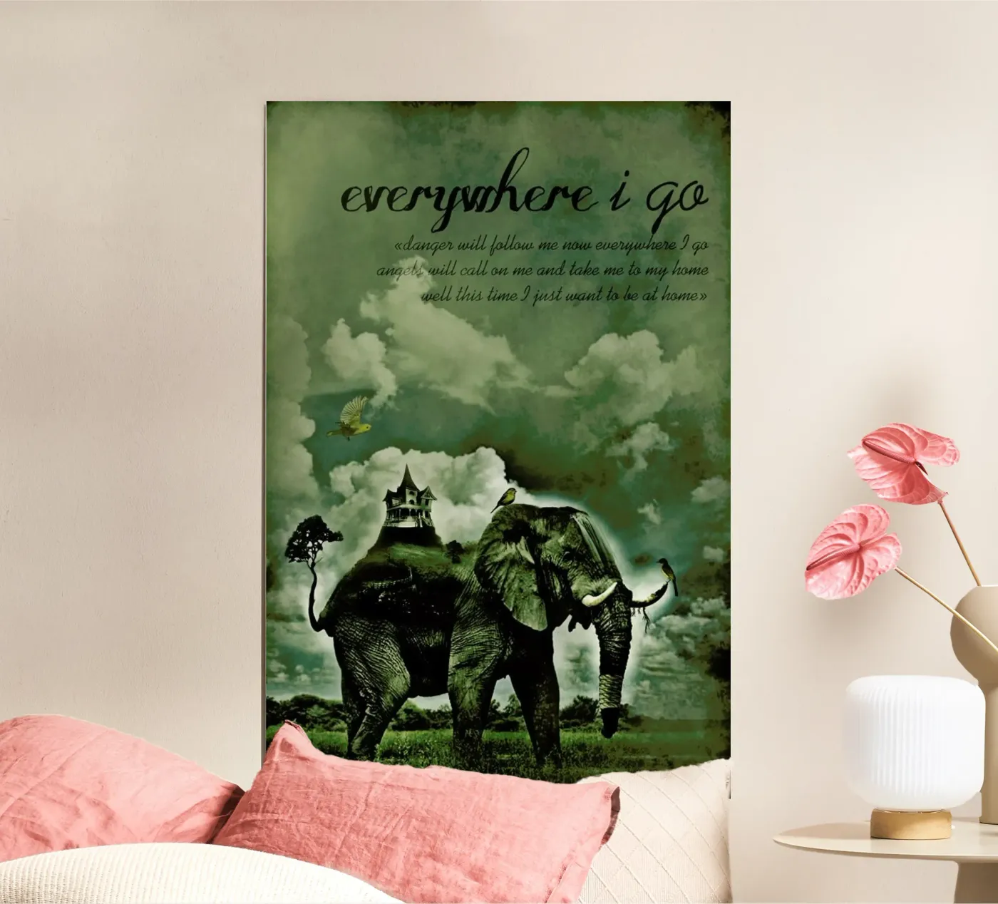 Everywhere I Go poster da Design by Soph