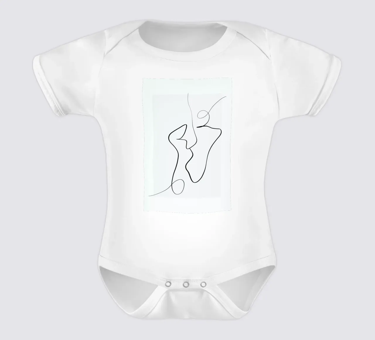 Connected II body neonato maniche corte da Graphite