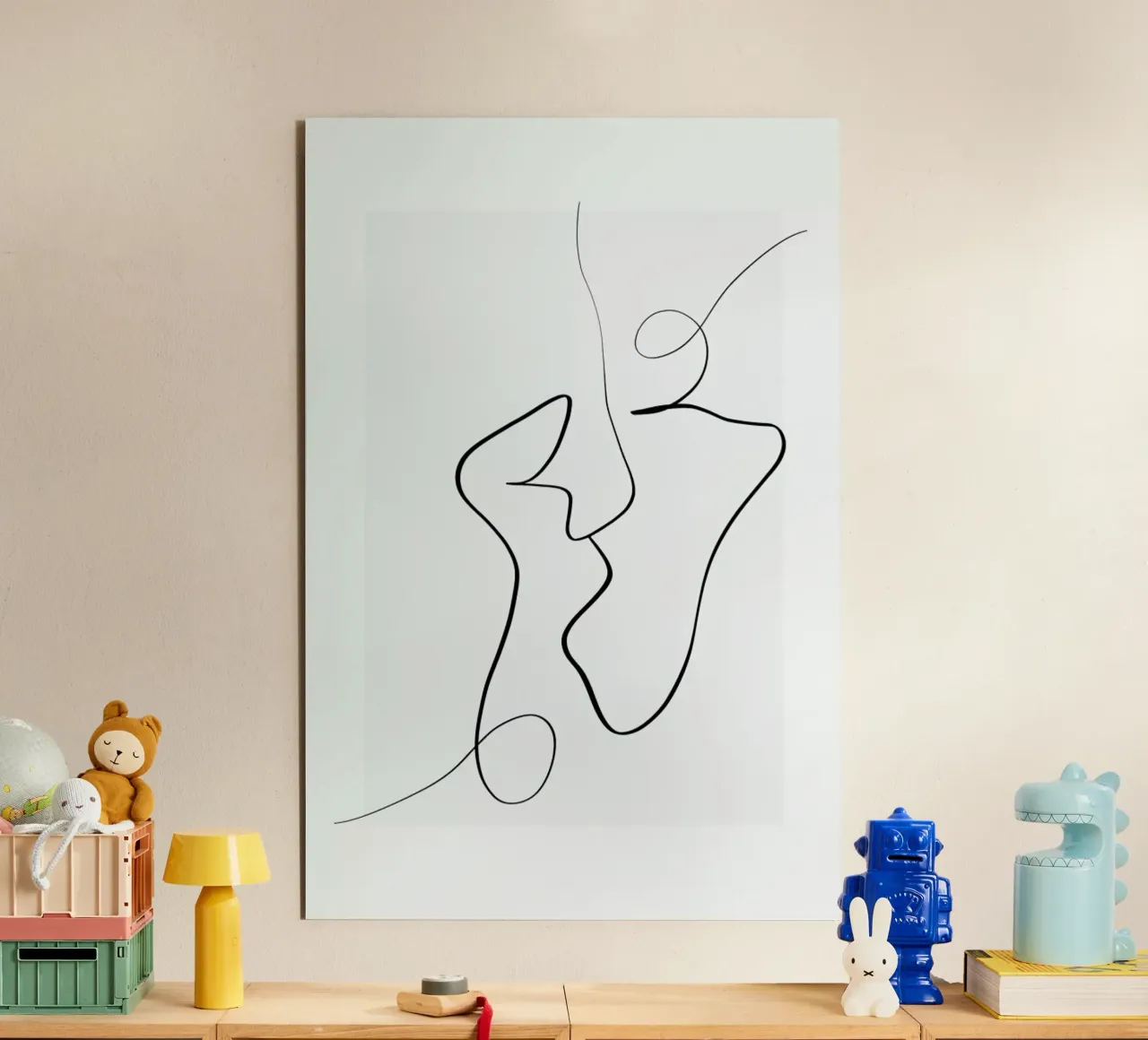 Connected II alluminio dibond da Graphite