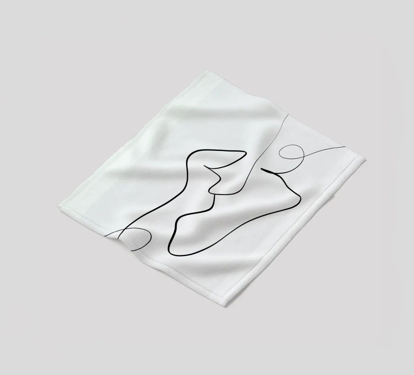 Connected II fleecedeken van Graphite