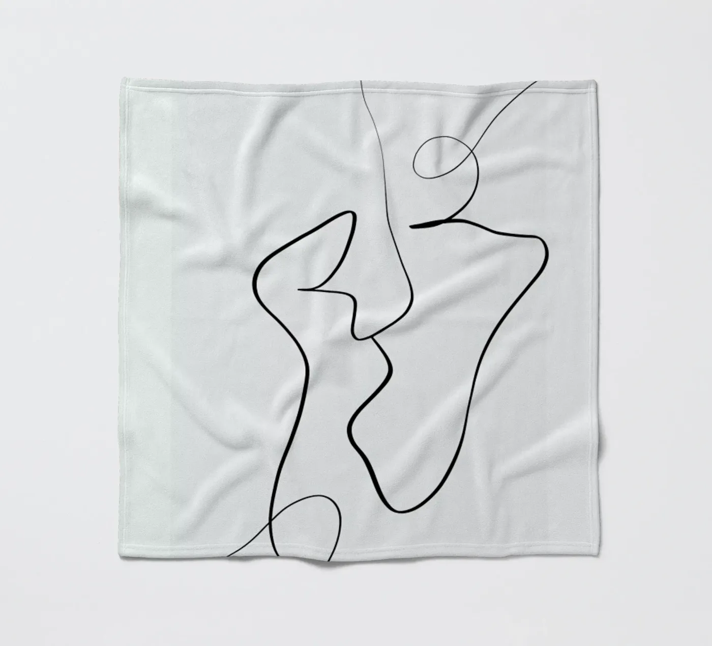 Connected II fleecedeken van Graphite