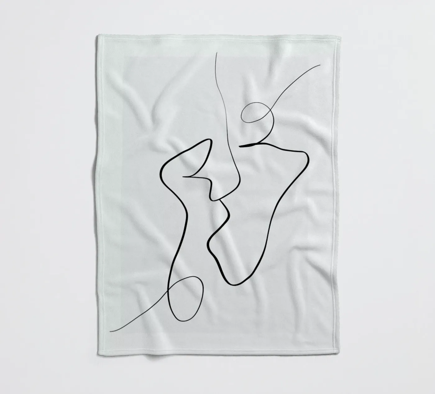 Connected II fleecedeken van Graphite